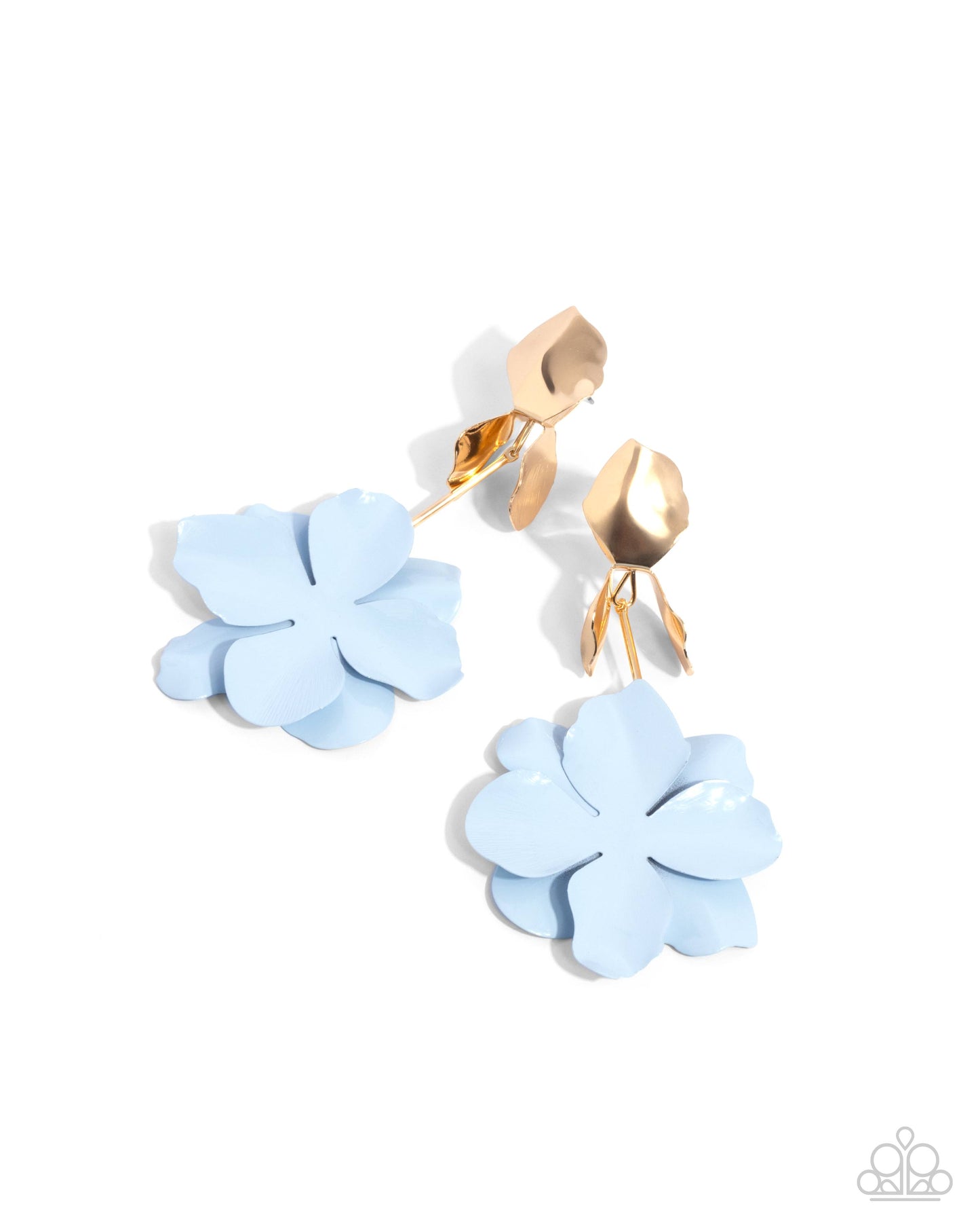 Malibu Moderato - blue - Paparazzi earrings