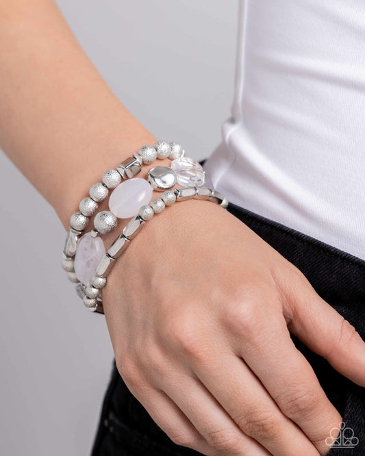 Marina Magic - white - Paparazzi bracelet
