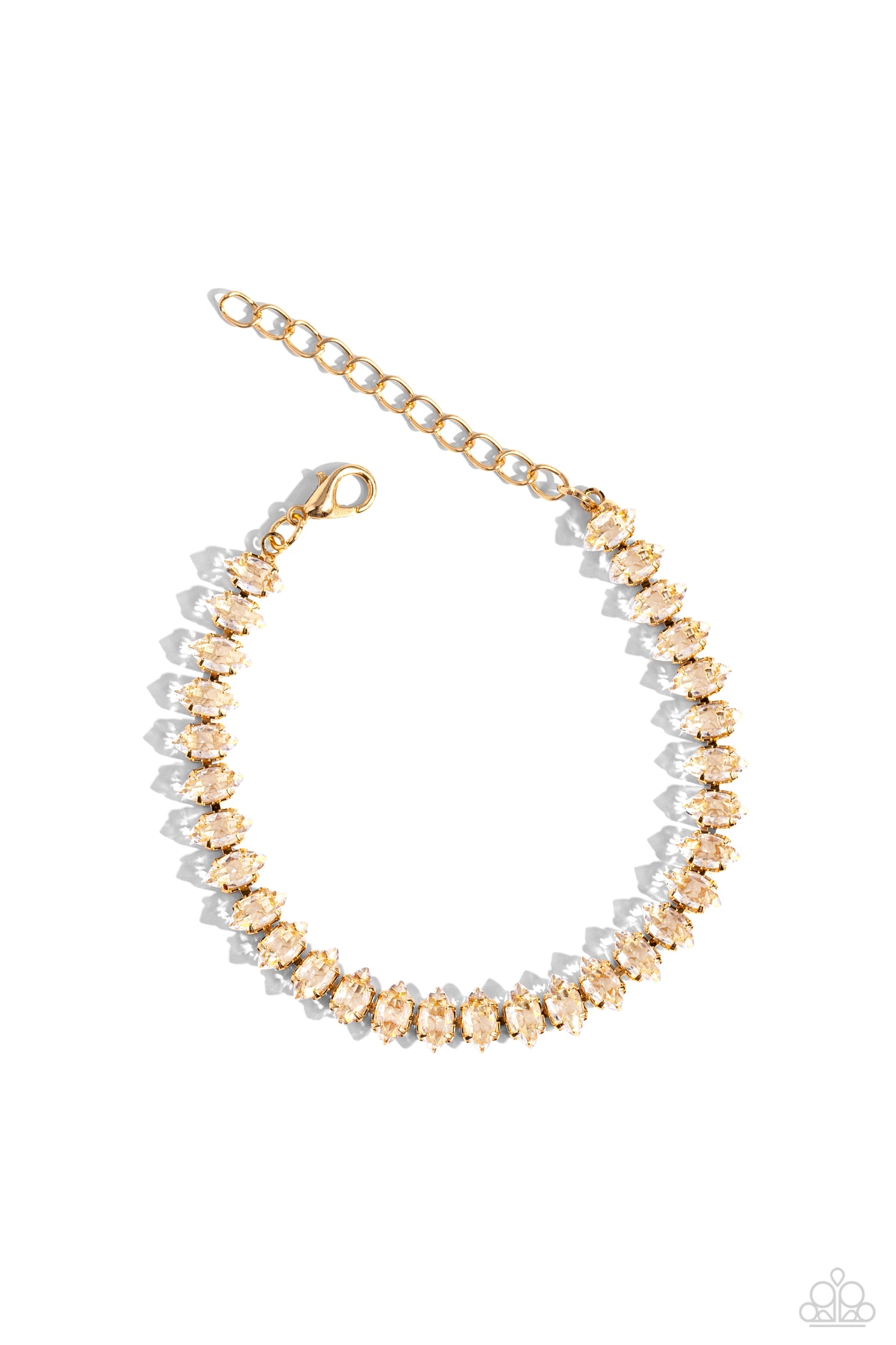 Marquise Masterpiece - gold - Paparazzi bracelet