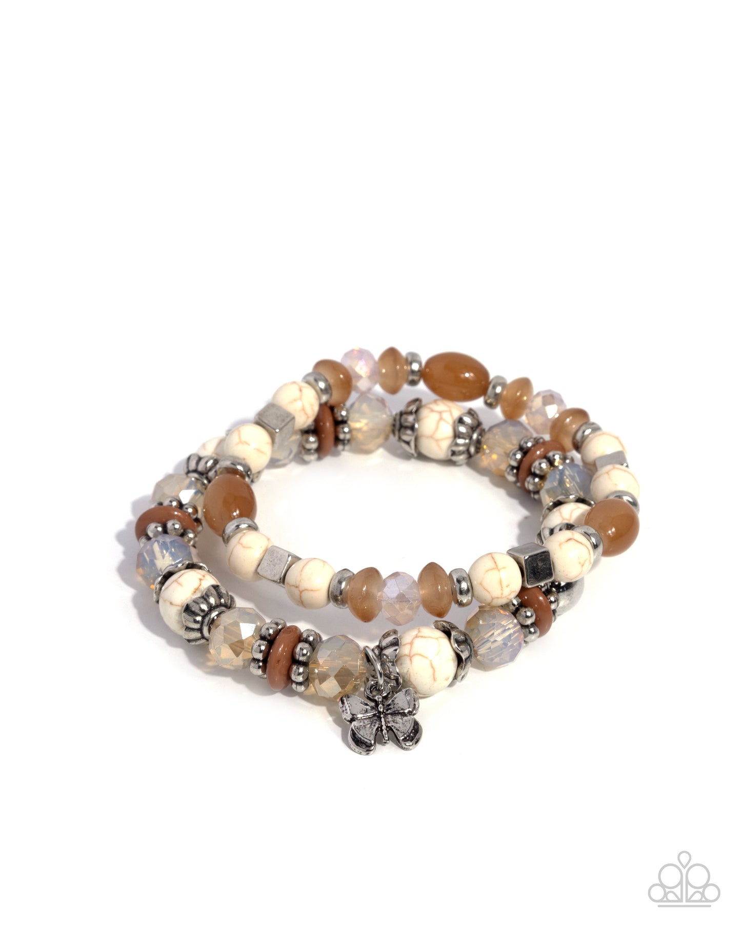 Meaningful Metamorphosis - brown - Paparazzi bracelet