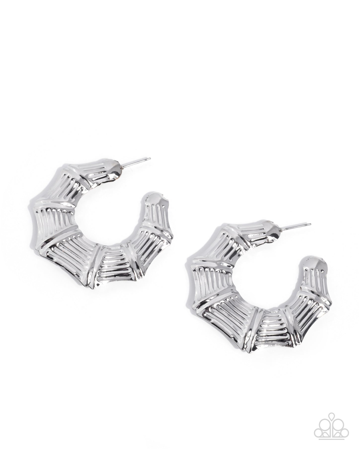 Memorable Manufacture - silver - Paparazzi earrings
