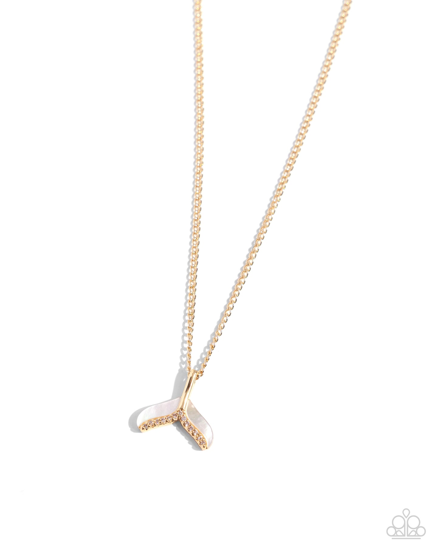Mermaid Masterpiece - gold - Paparazzi necklace
