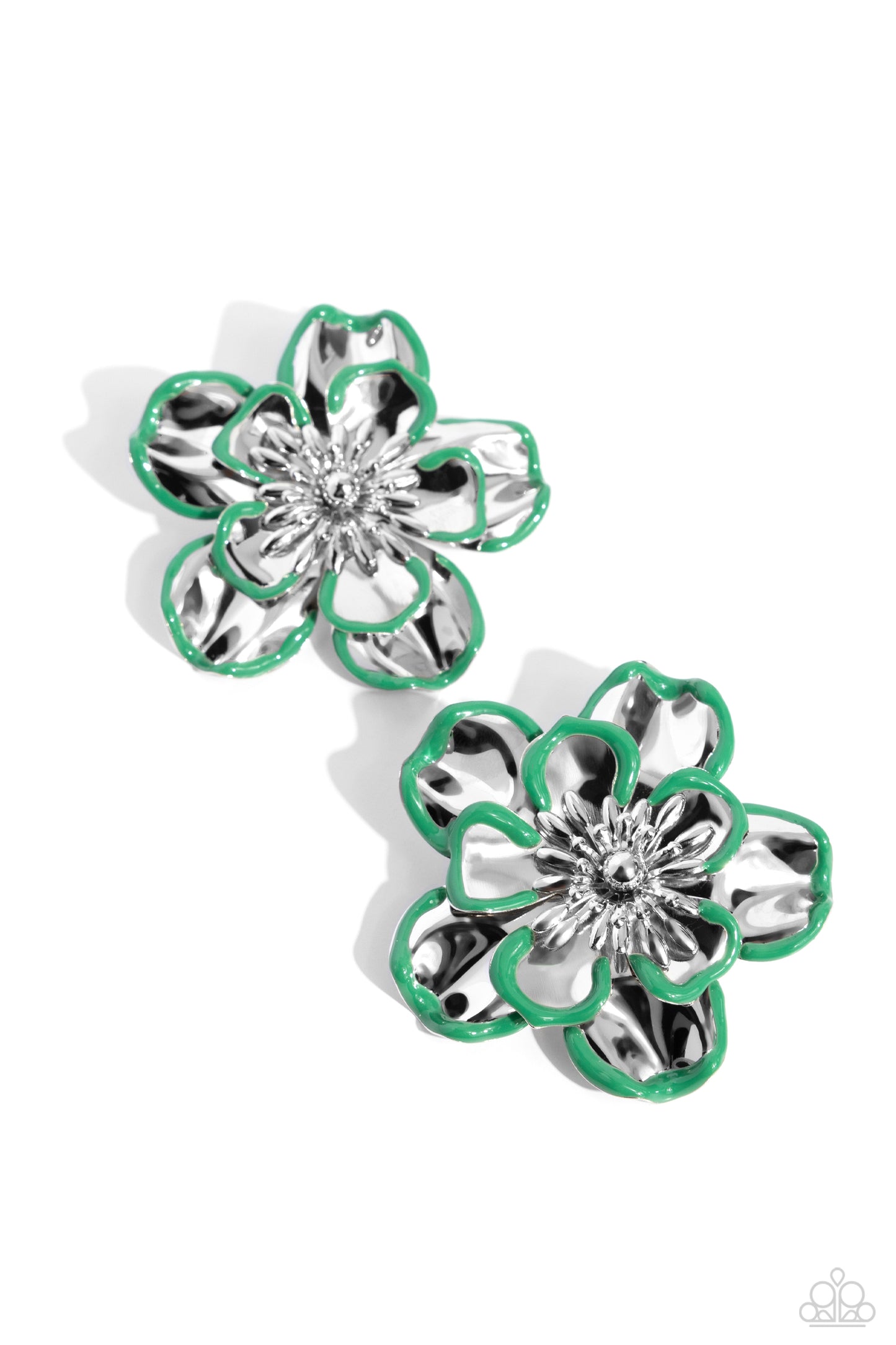 Merry Model - green - Paparazzi earrings