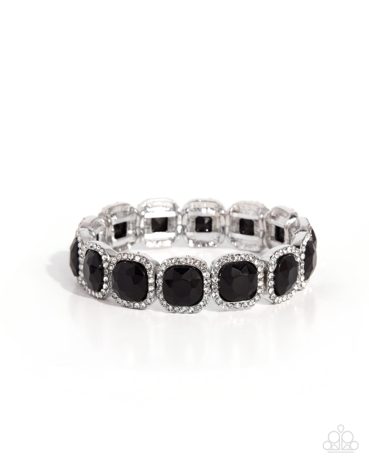 Merry SHOW Round - black - Paparazzi bracelet