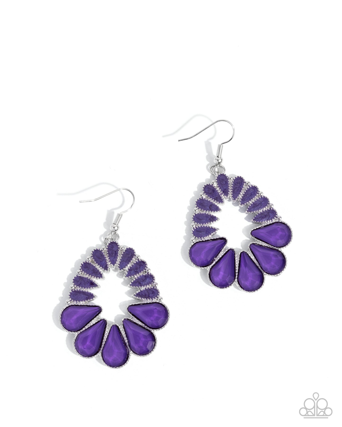 Mesmerizing Moment - purple - Paparazzi earrings