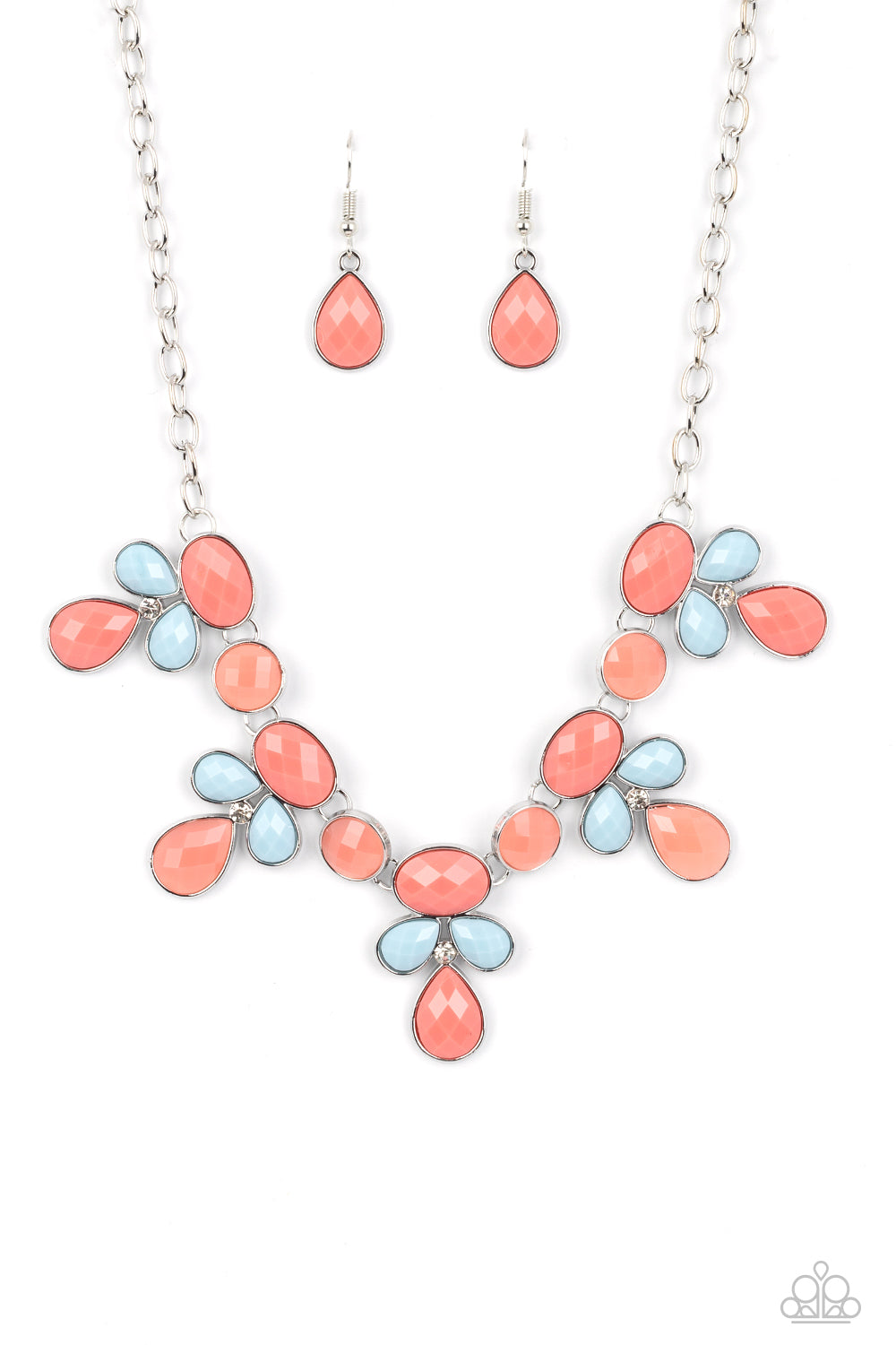 Midsummer Meadow - orange - Paparazzi necklace