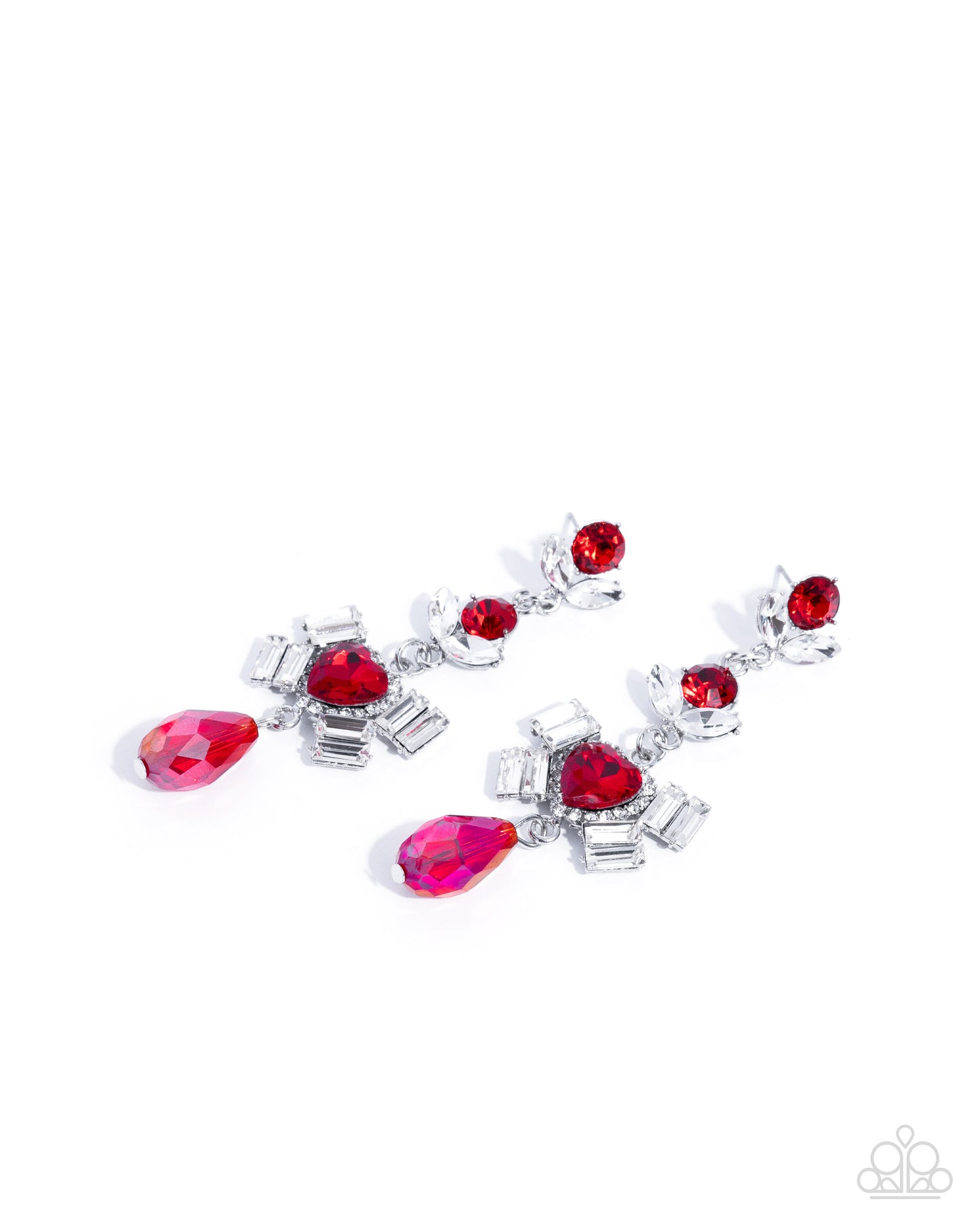 Millennial Malibu - red - Paparazzi earrings