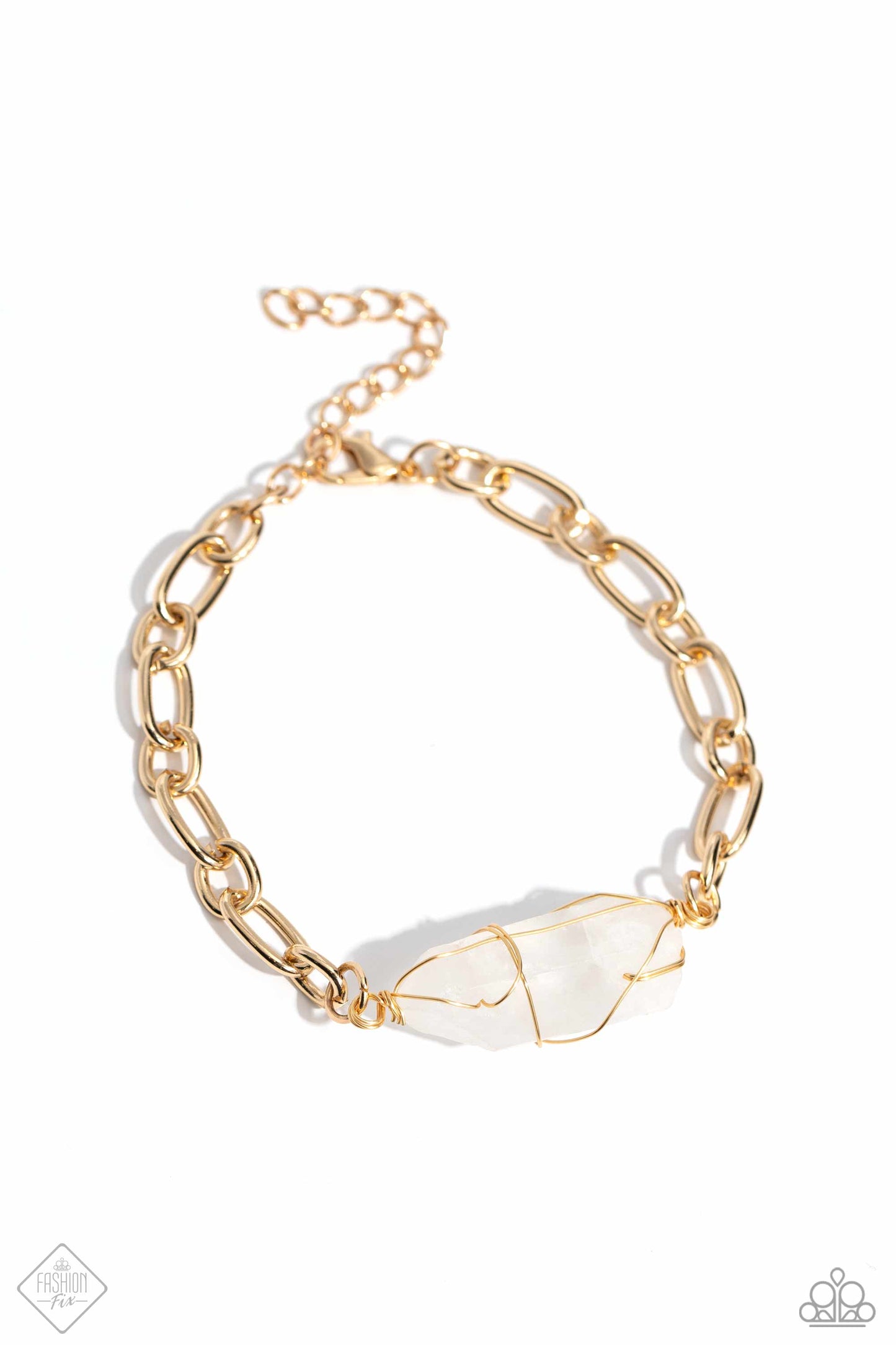 Mineral Merit - gold - Paparazzi bracelet