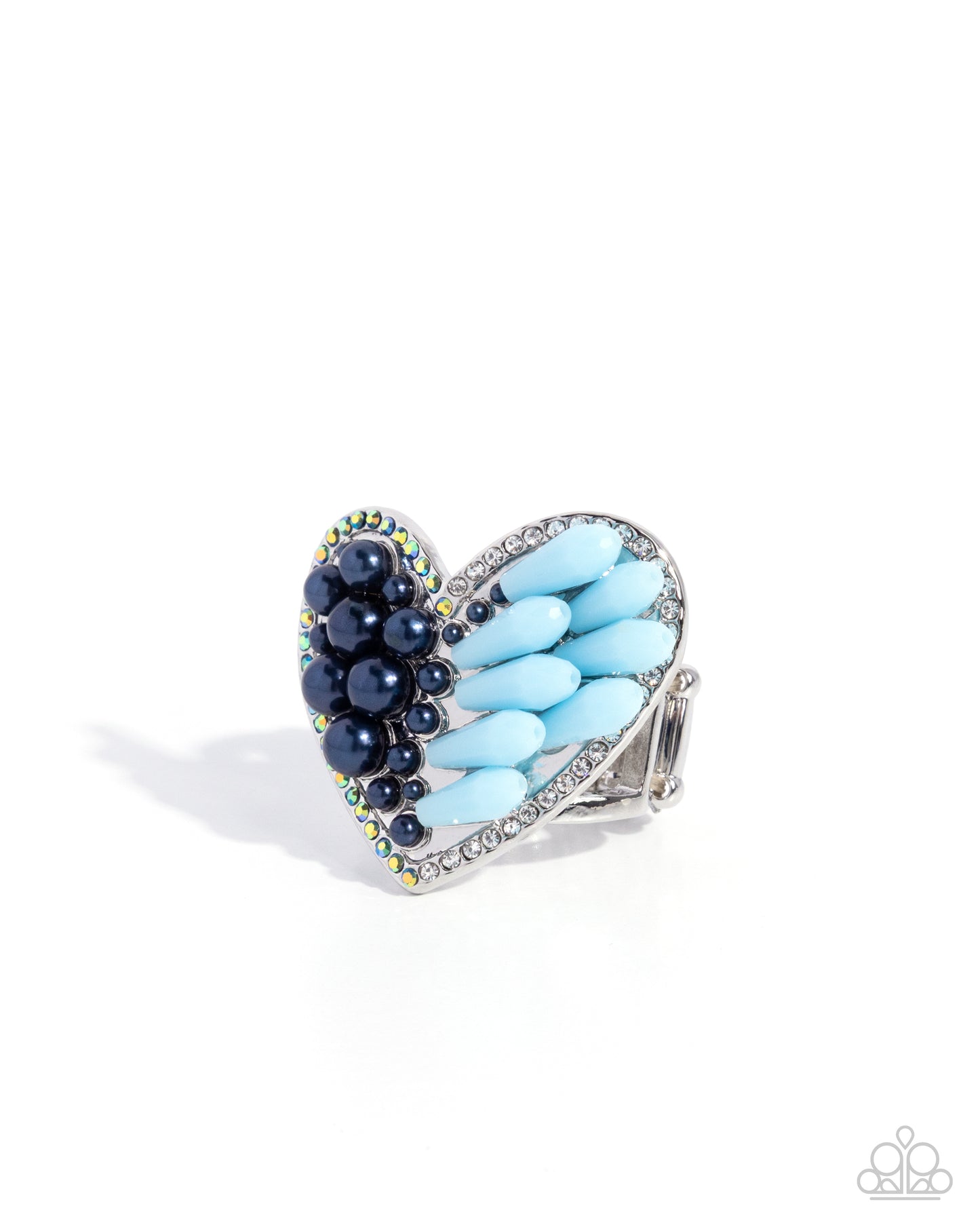 Mismatched Matchmaker - blue - Paparazzi ring