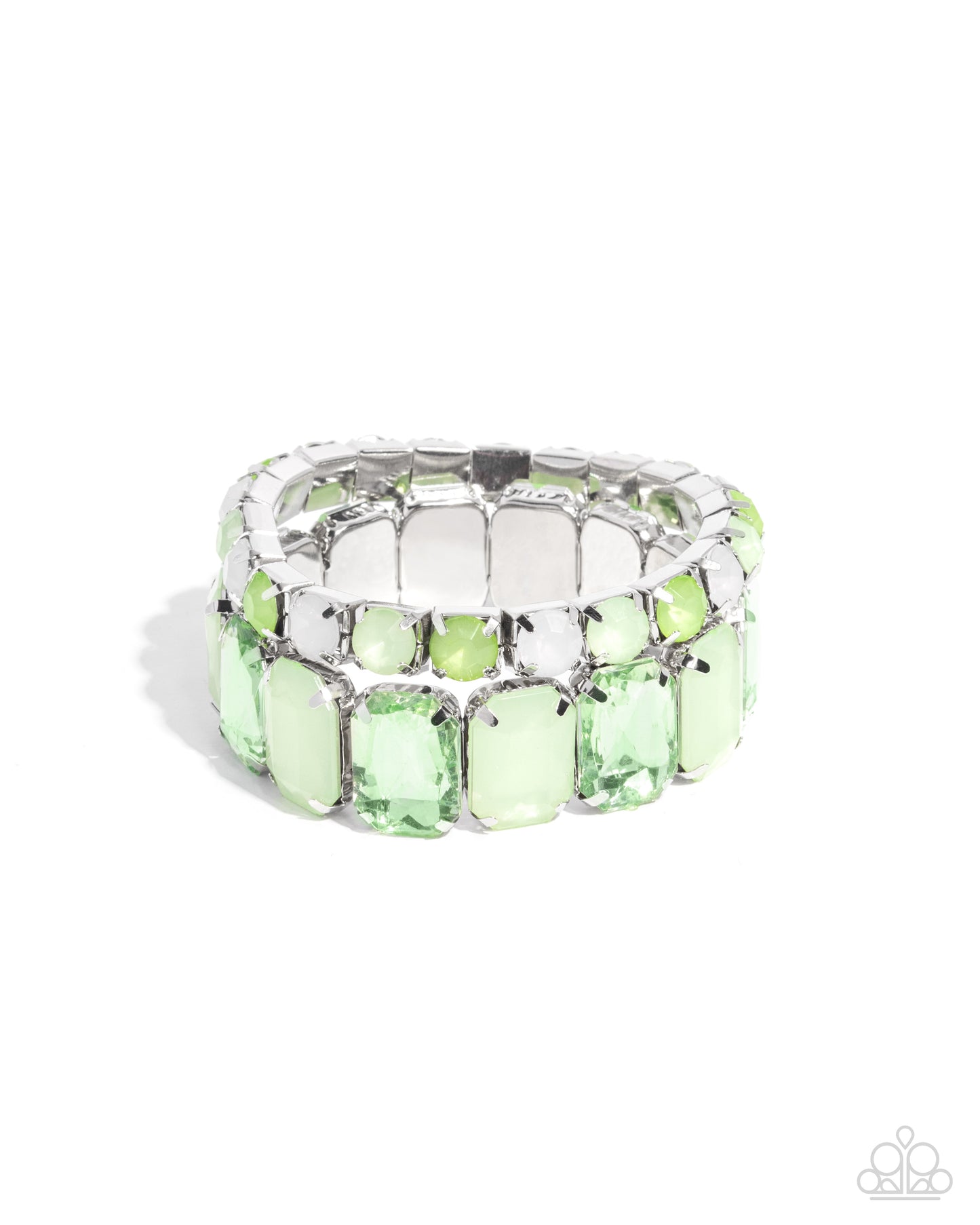 Mismatched Mood - green - Paparazzi bracelet