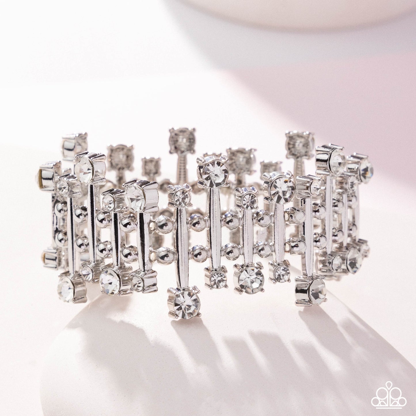 Misunderstanding Mayhem - white - Paparazzi bracelet