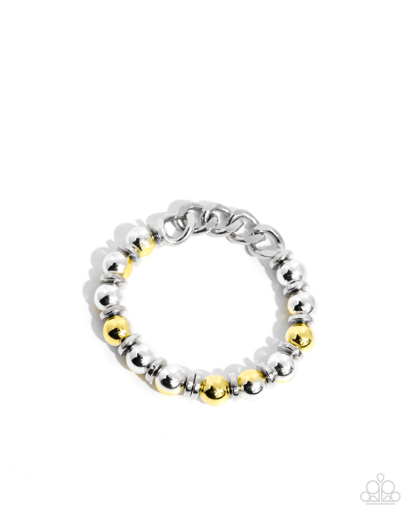 Mixed Company - yellow - Paparazzi bracelet