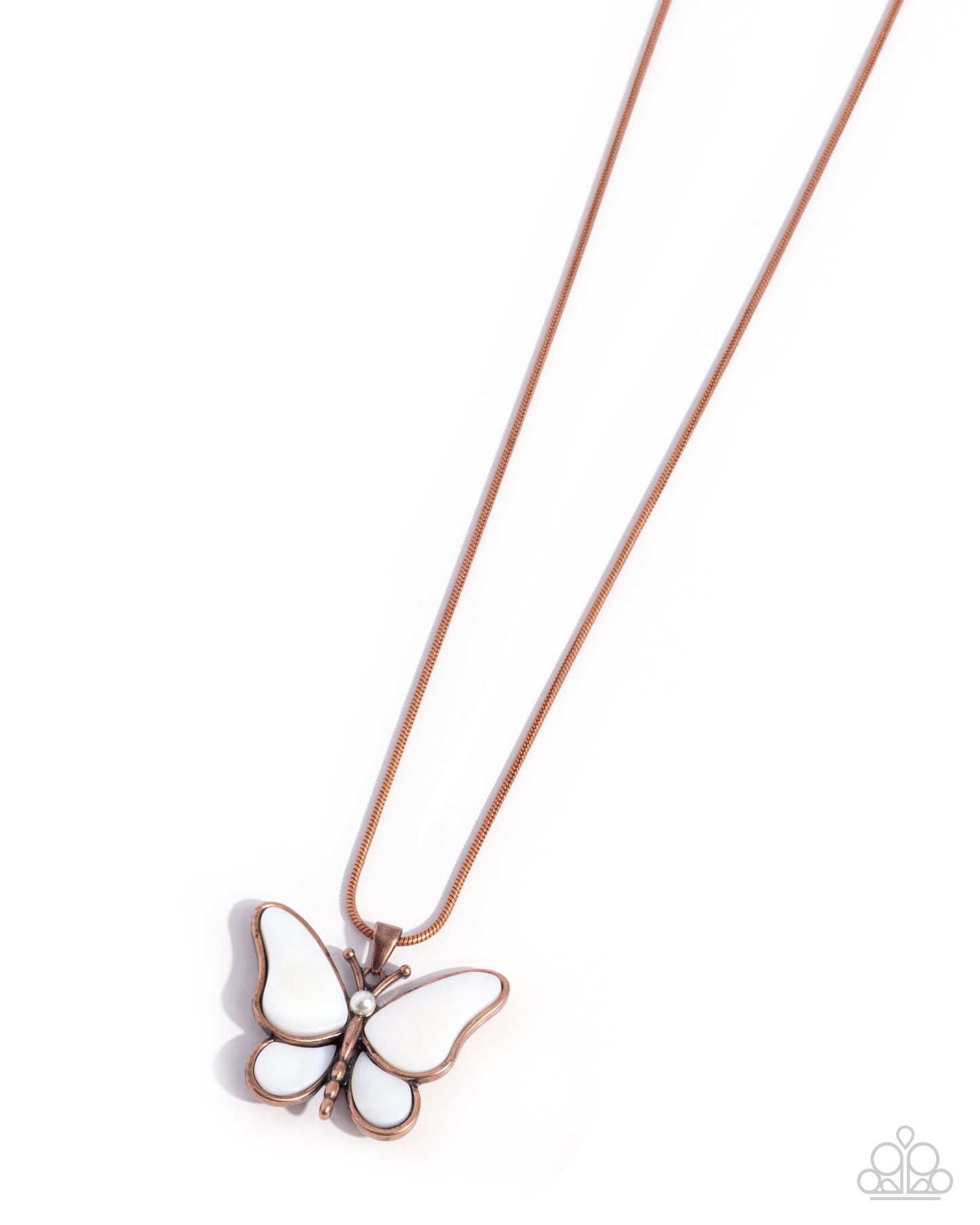 Model Metamorphosis - copper - Paparazzi necklace
