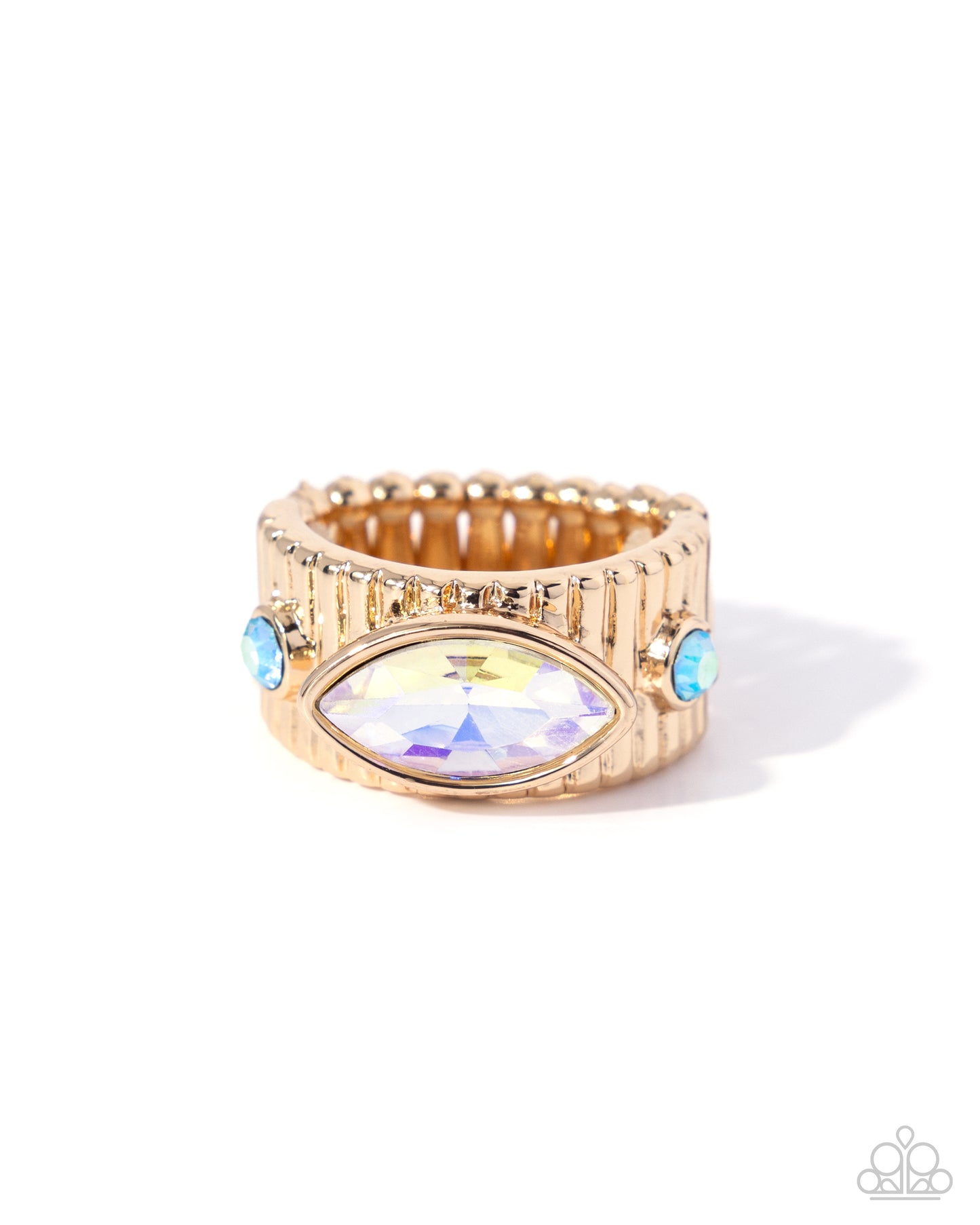 Modern Marquise - yellow - Paparazzi ring