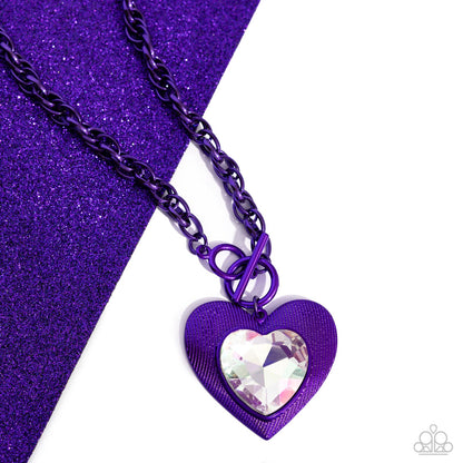 Modern Matchup - purple - Paparazzi necklace