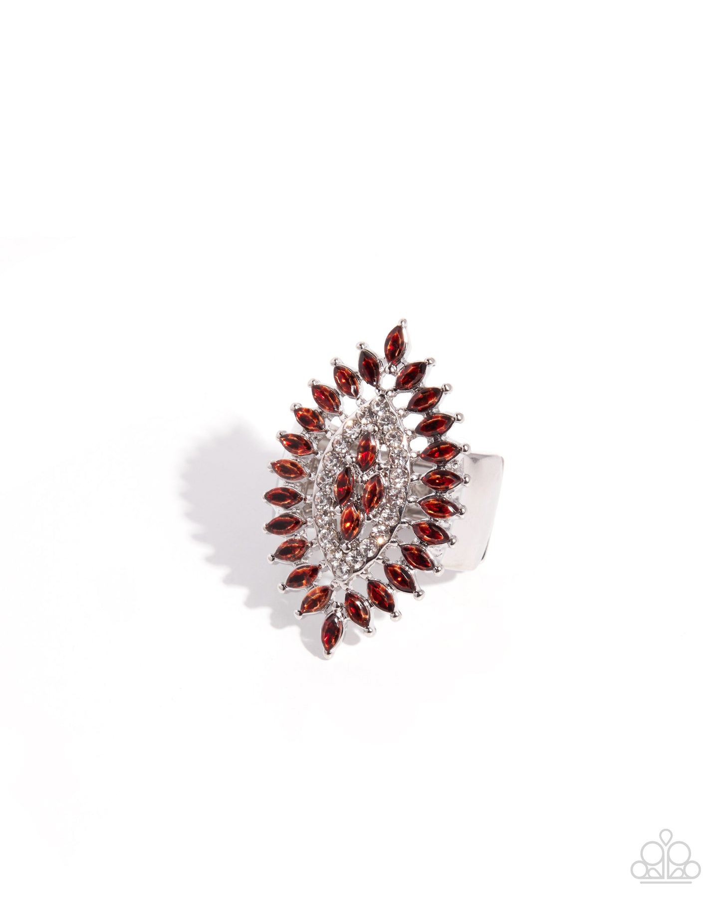 Modular Marquise - brown - Paparazzi ring