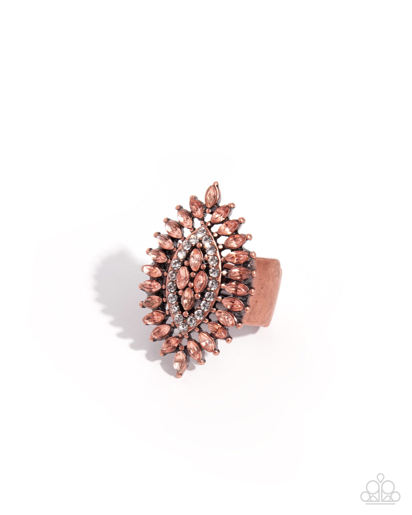 Modular Marquise - copper - Paparazzi ring