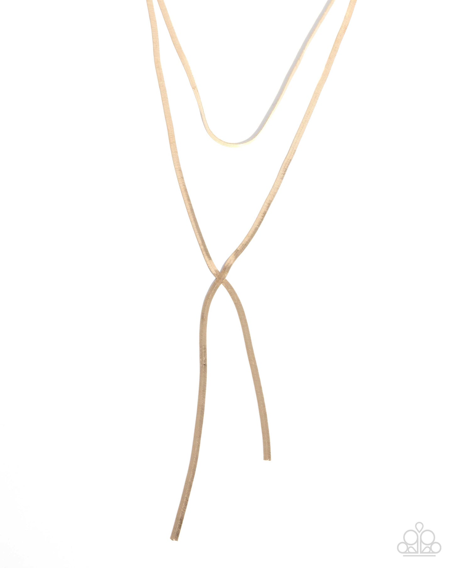 Monochromatic Movement - gold - Paparazzi necklace