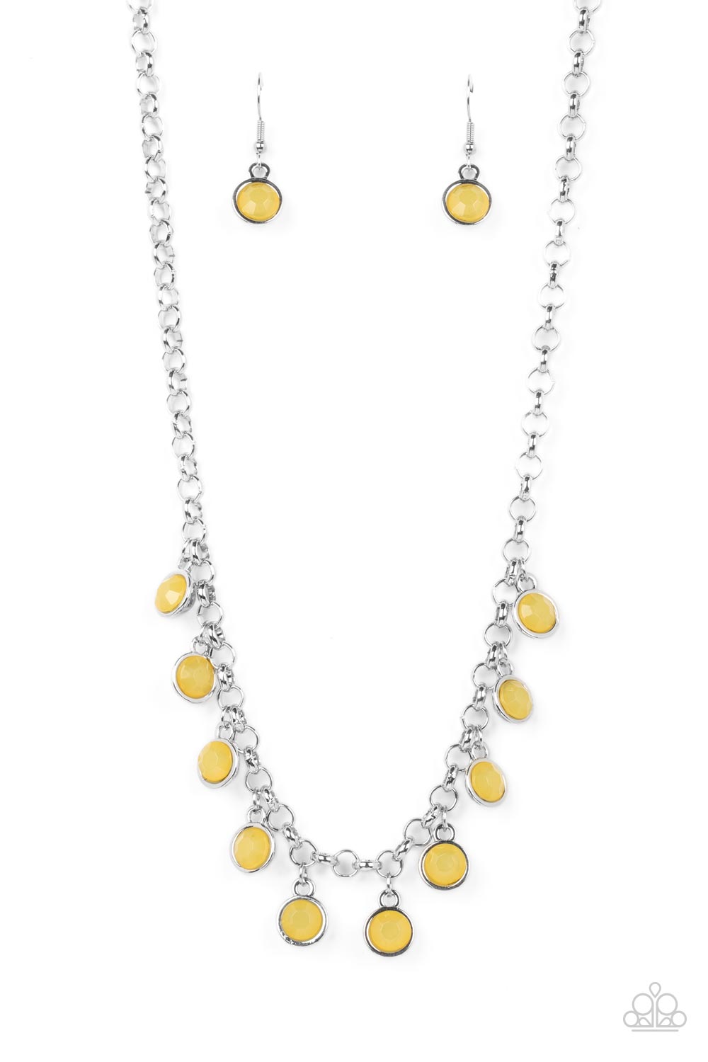 Moonbeam Magic - yellow - Paparazzi necklace