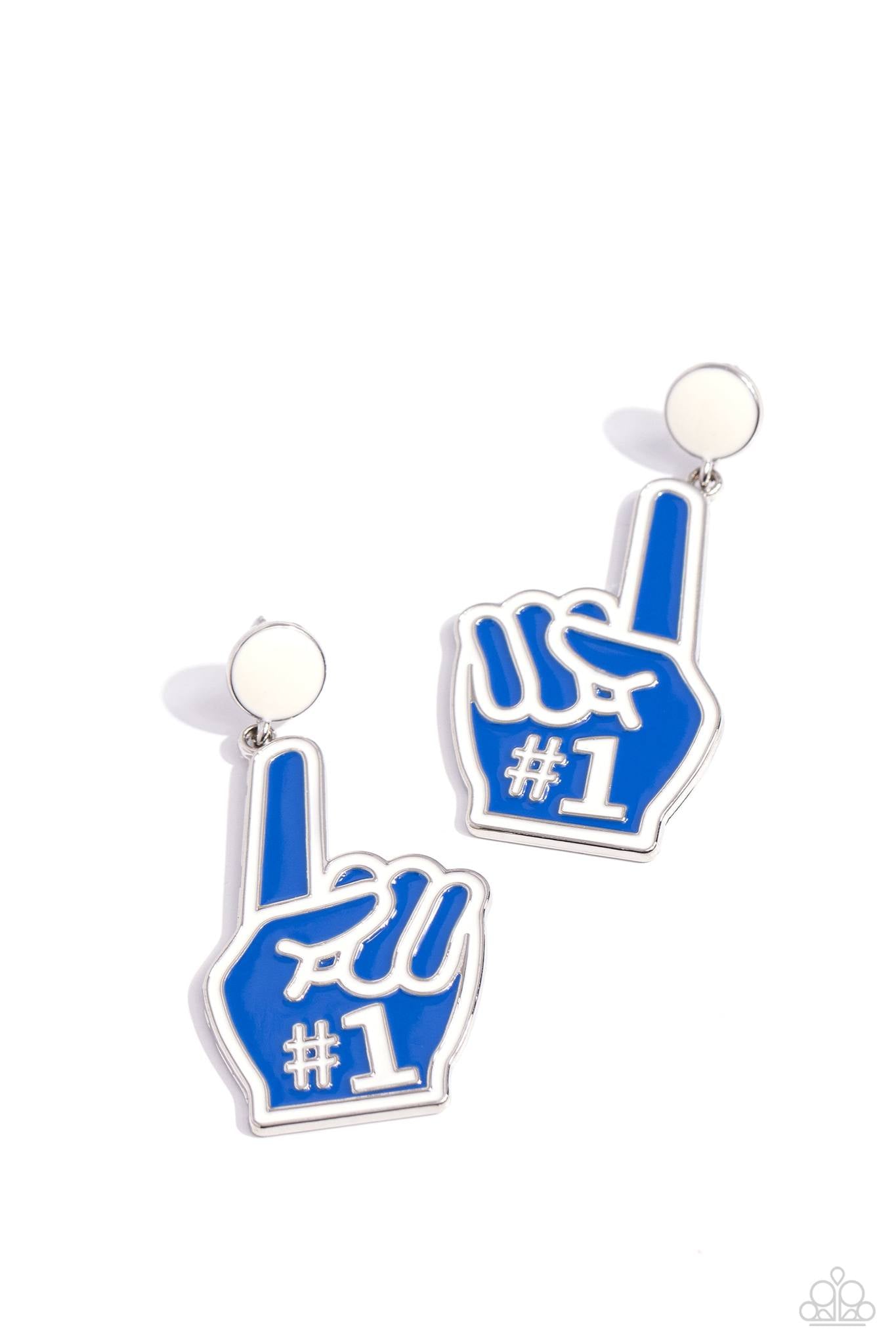 My Number One - blue - Paparazzi earrings