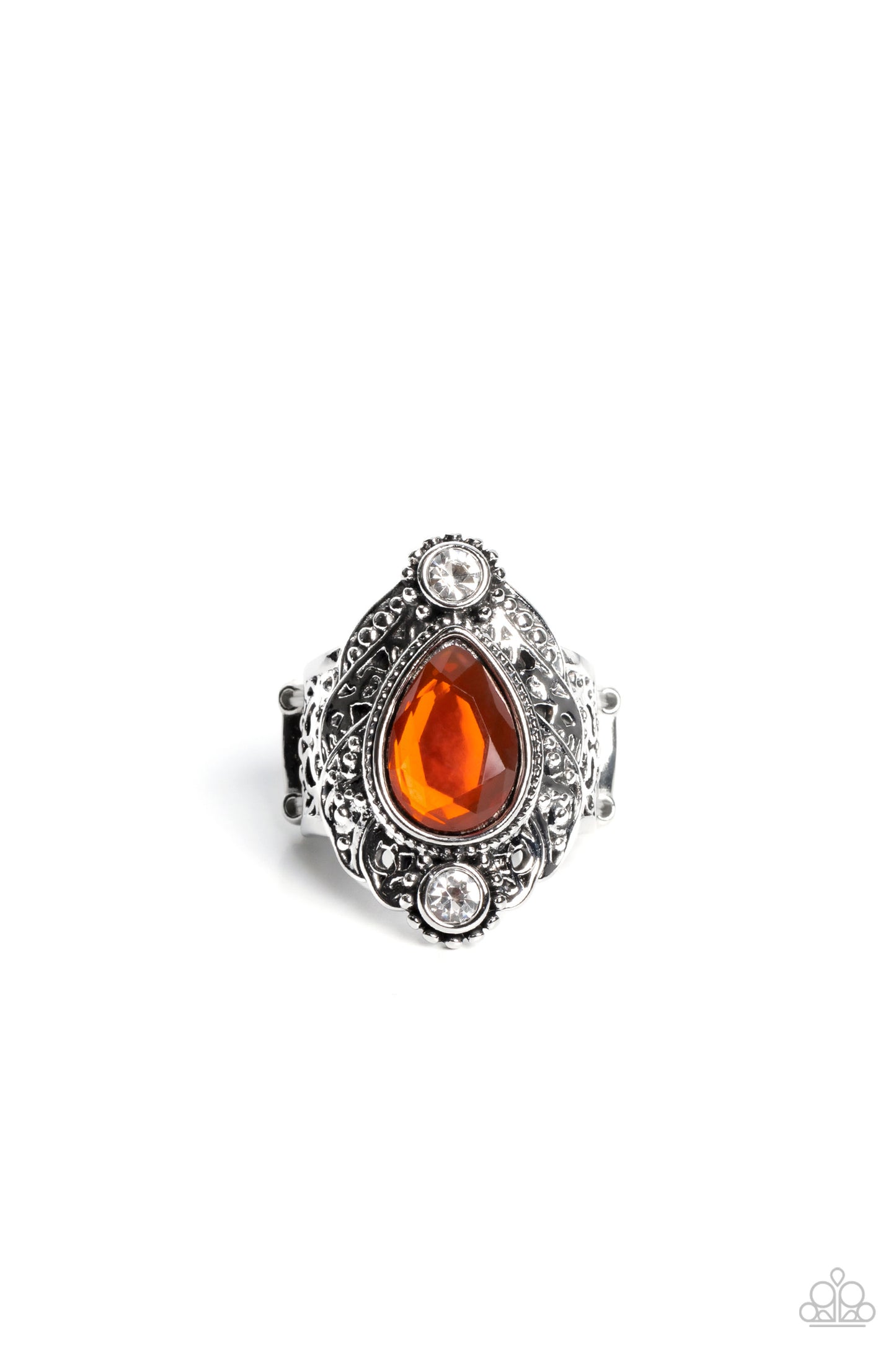 Mystical Mania - orange - Paparazzi ring