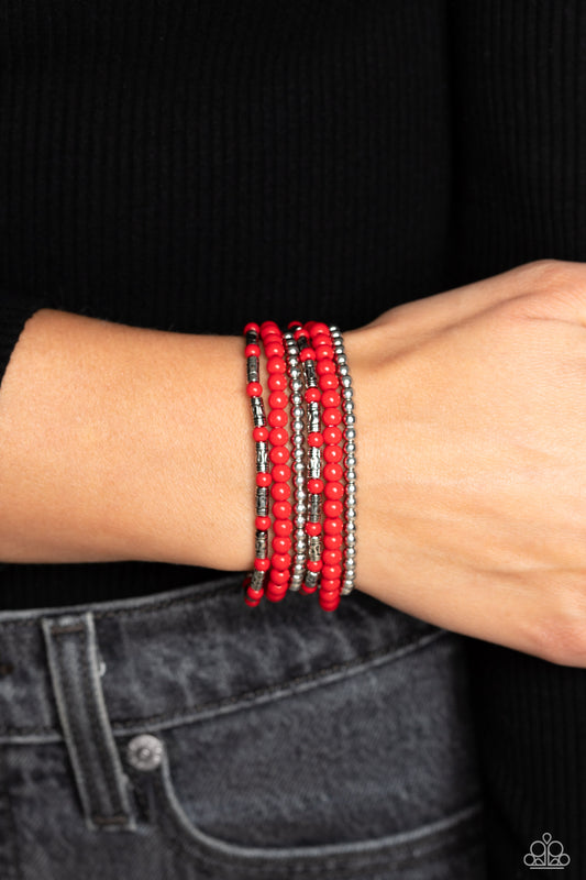 Mythical Magic - red - Paparazzi bracelet