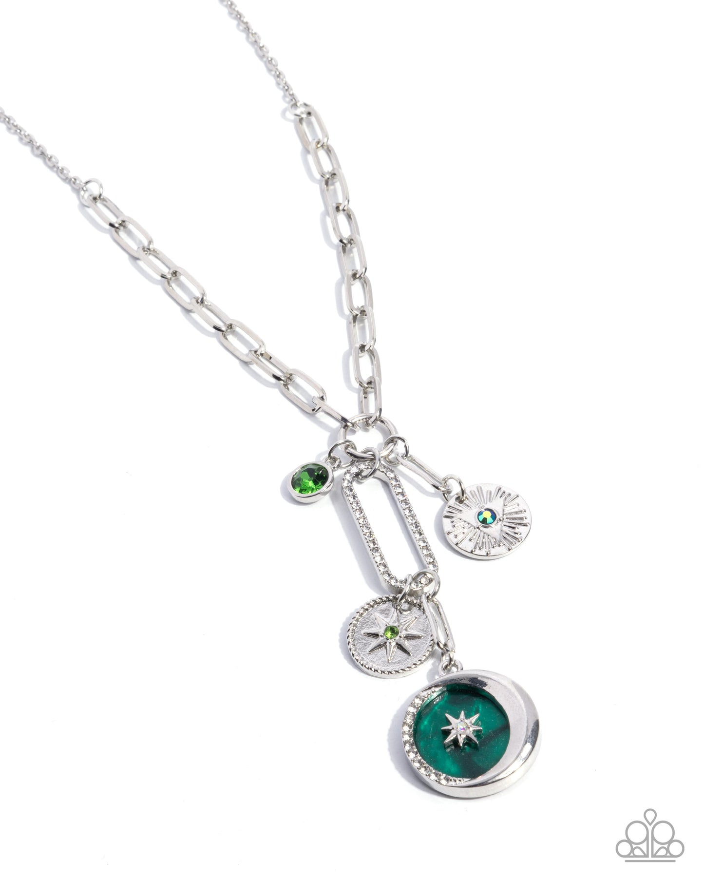 National Treasure - green - Paparazzi necklace
