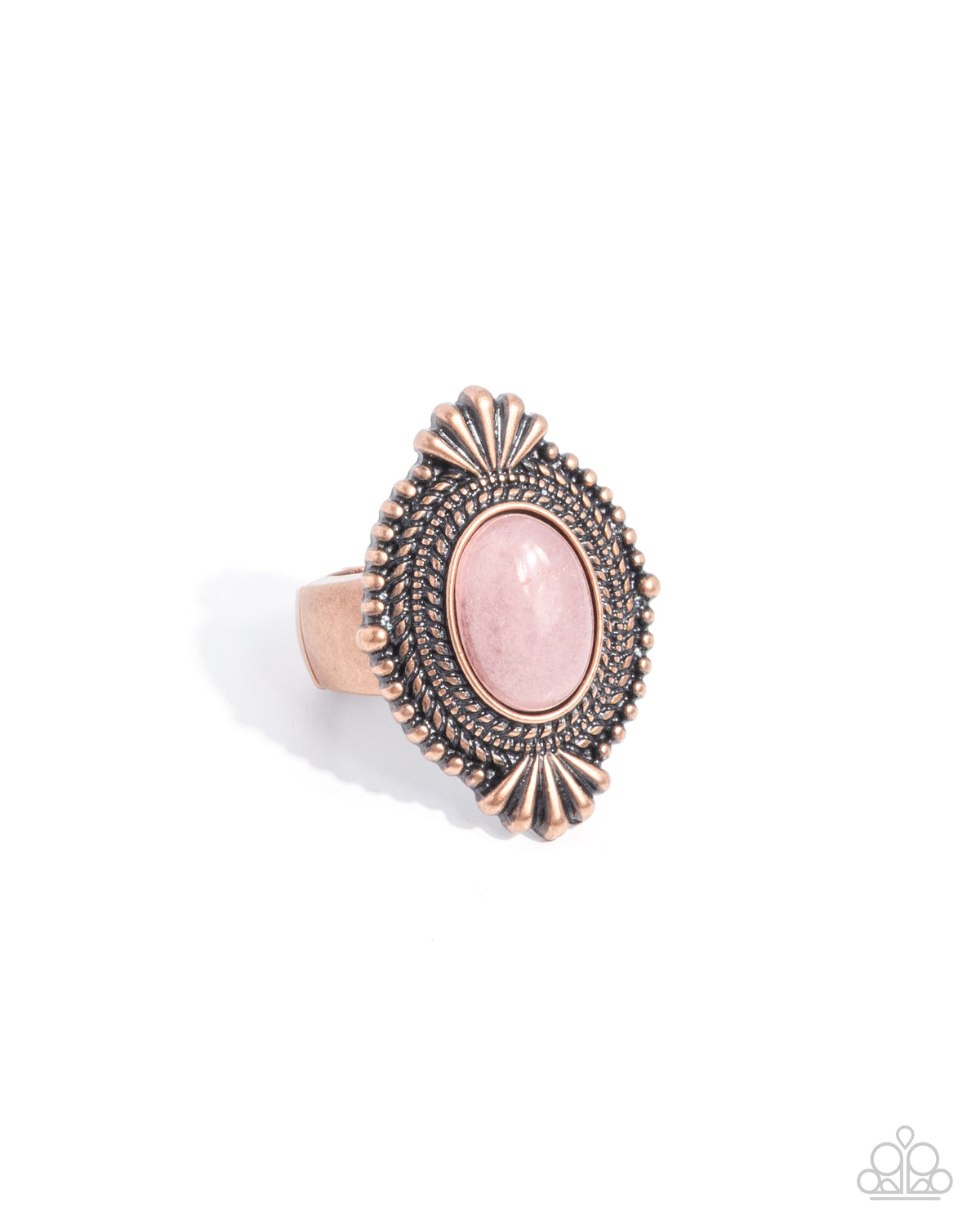Natural Fan - copper - Paparazzi ring