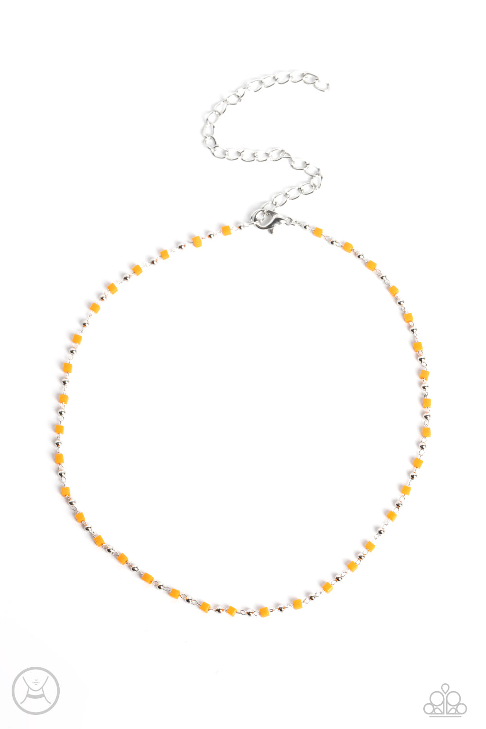 Neon Lights - orange - Paparazzi necklace