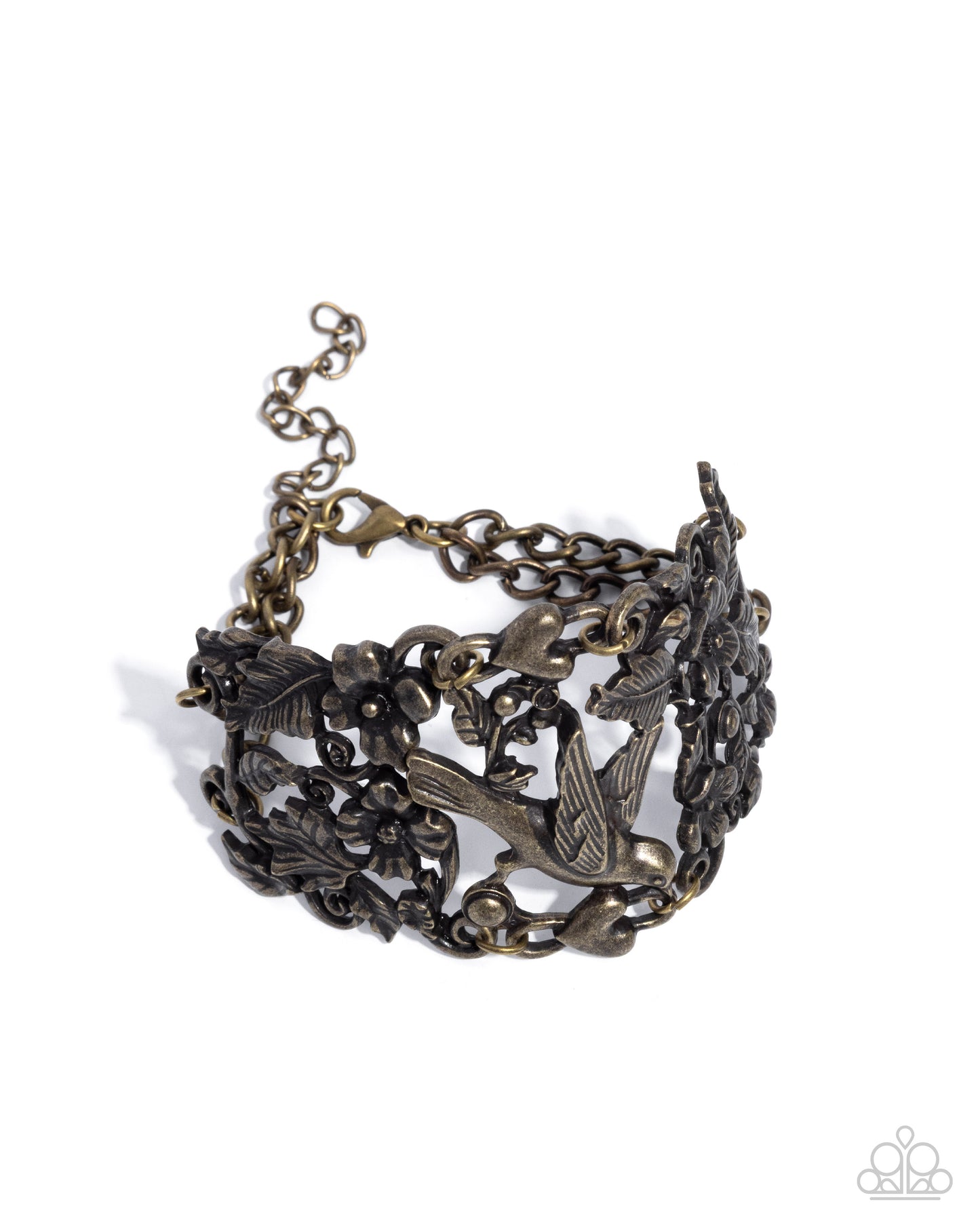 Nesting Nuance - brass - Paparazzi bracelet