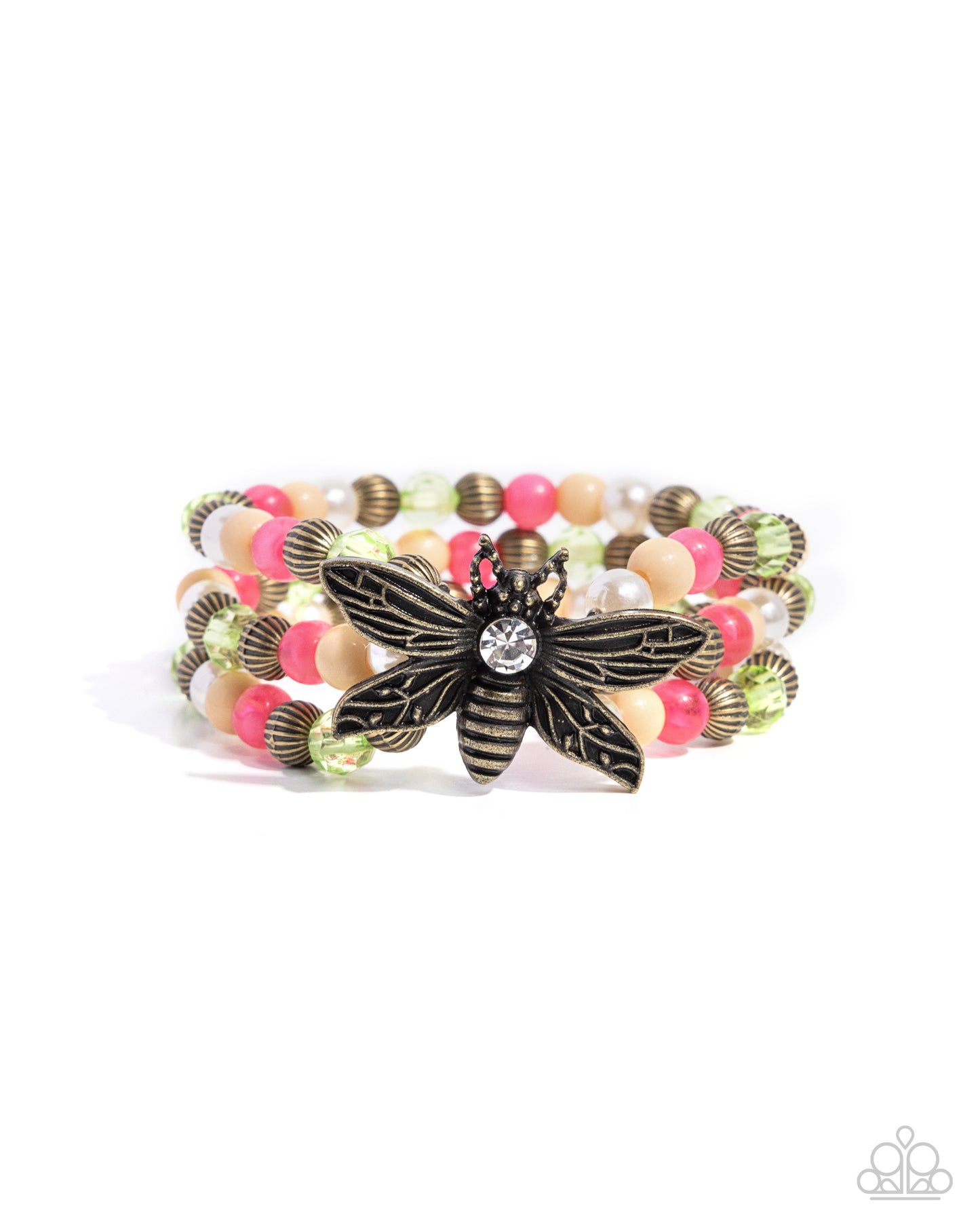 Newsworthy Novelty - brass - Paparazzi bracelet