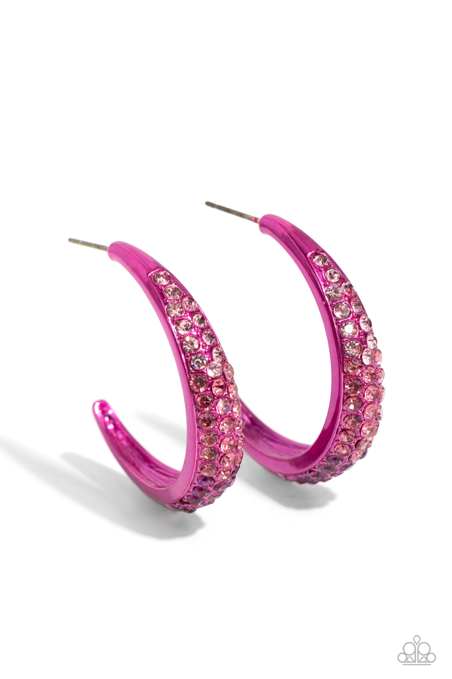 Obsessed with Ombré - pink - Paparazzi earrings