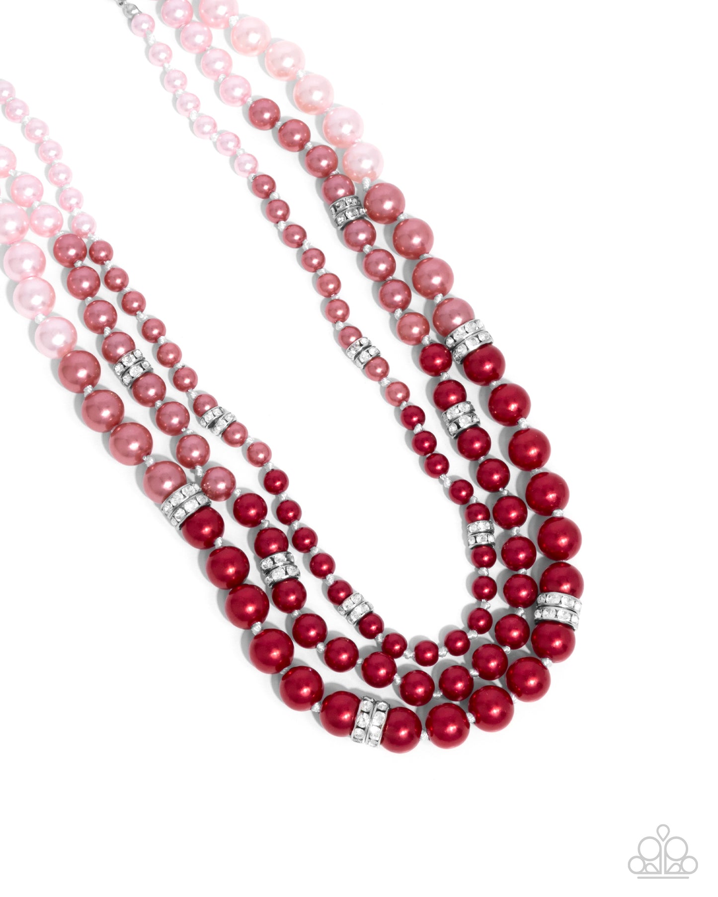 Ombré Ornament - red - Paparazzi necklace