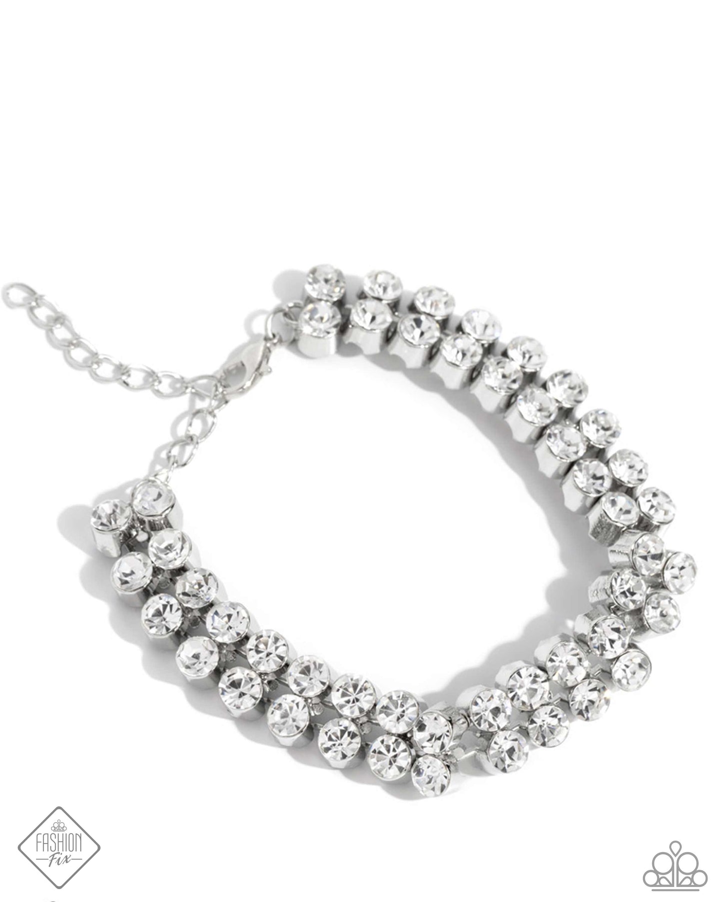 Once Upon A TIARA - white - Paparazzi bracelet