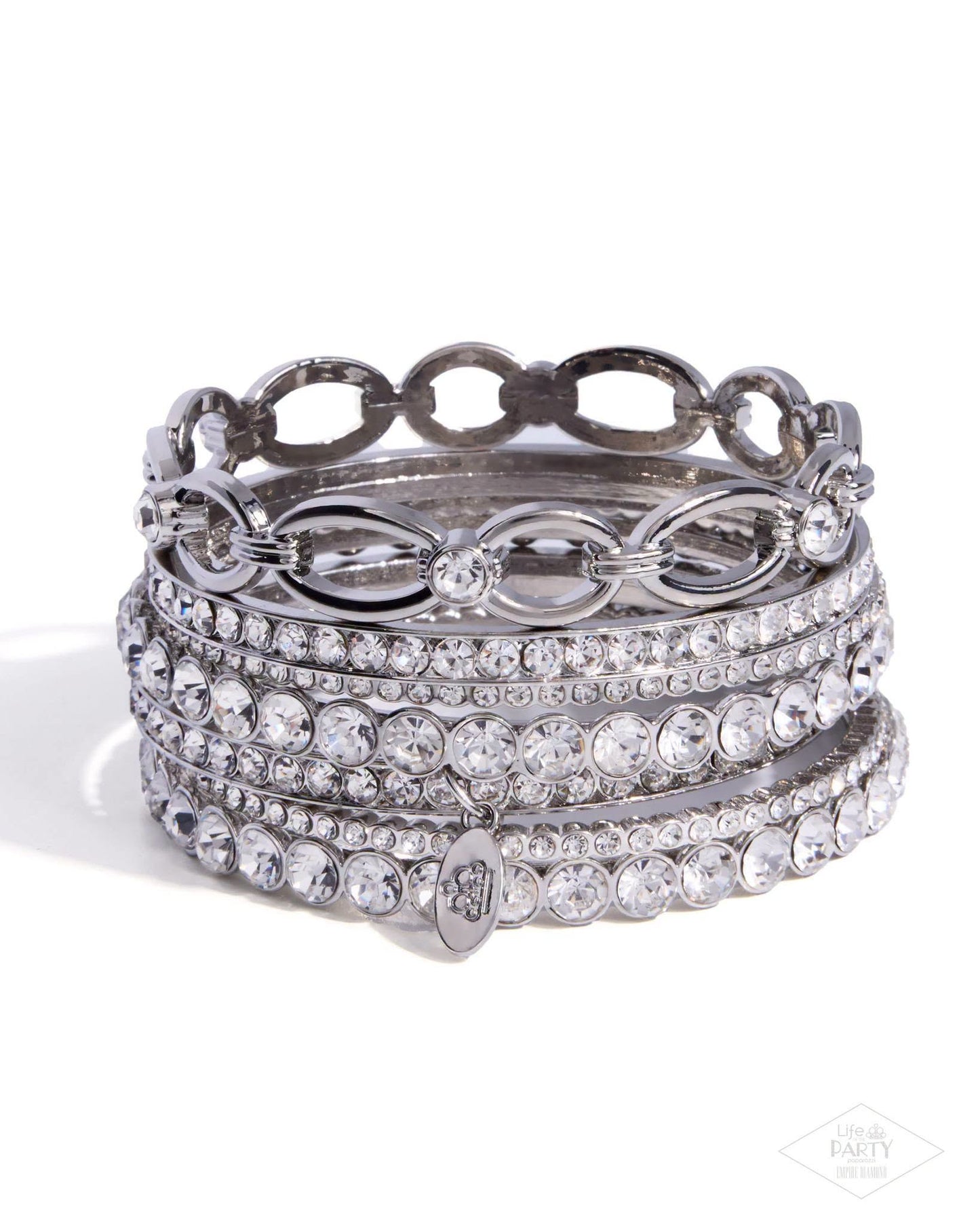 One Chance to Shine - white - Paparazzi Zi Bracelet