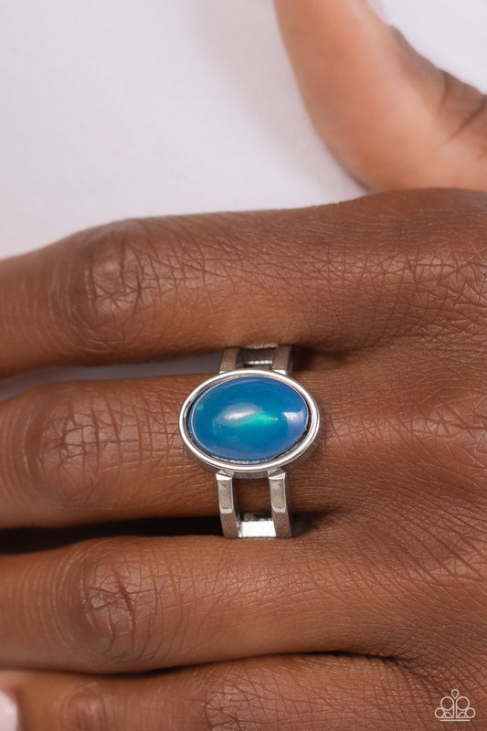 Opal Pools - blue - Paparazzi ring