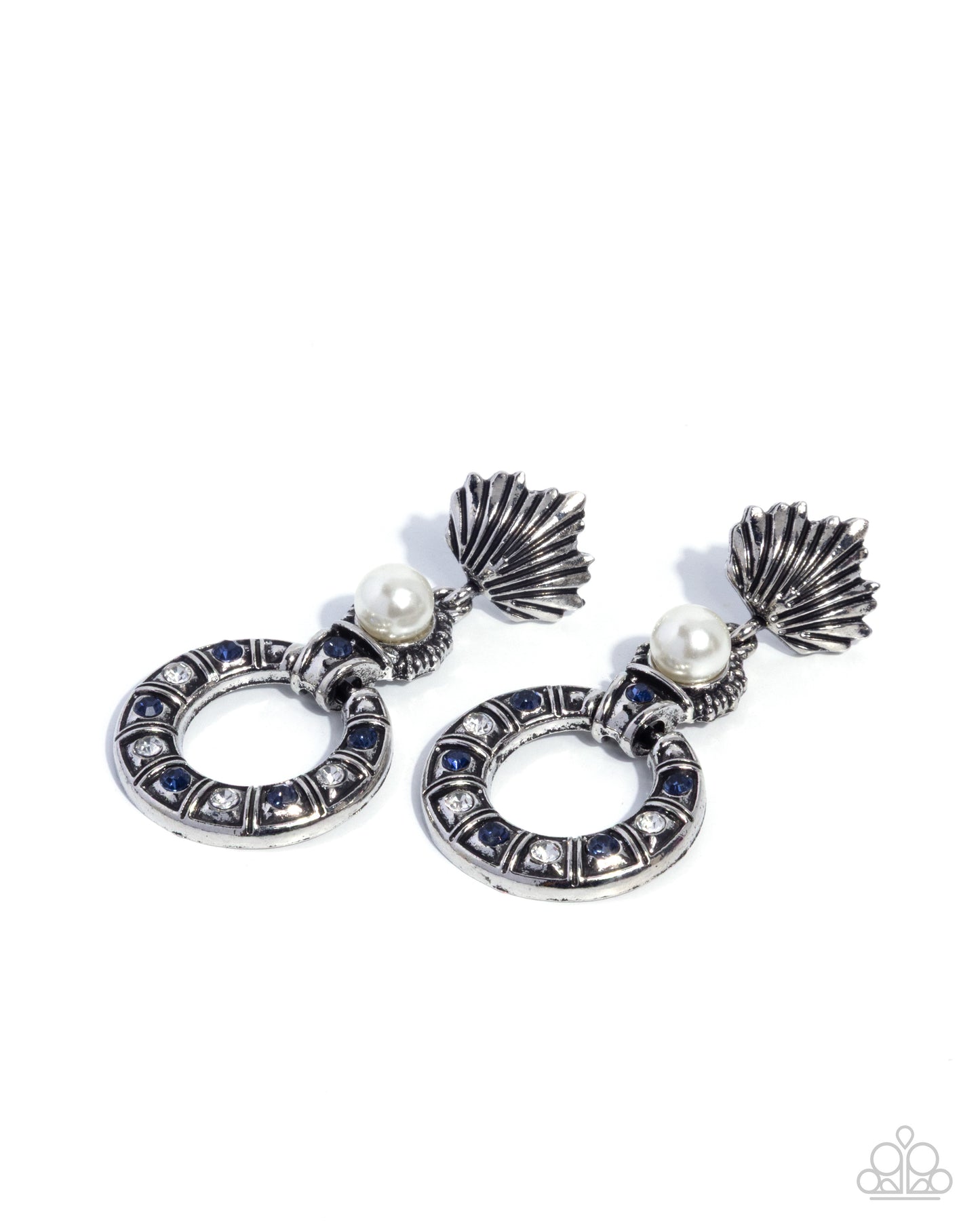 Openly Ornate - blue - Paparazzi earrings