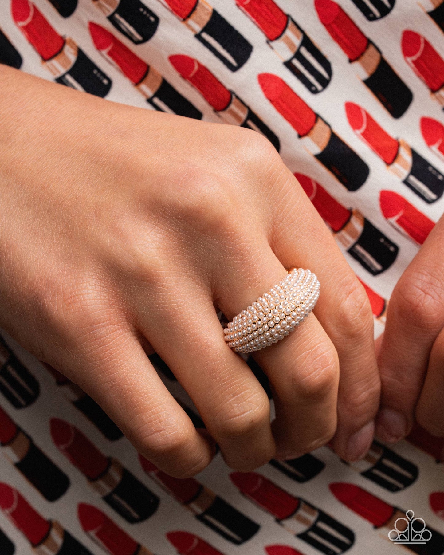 Opulent Overboard - gold - Paparazzi ring