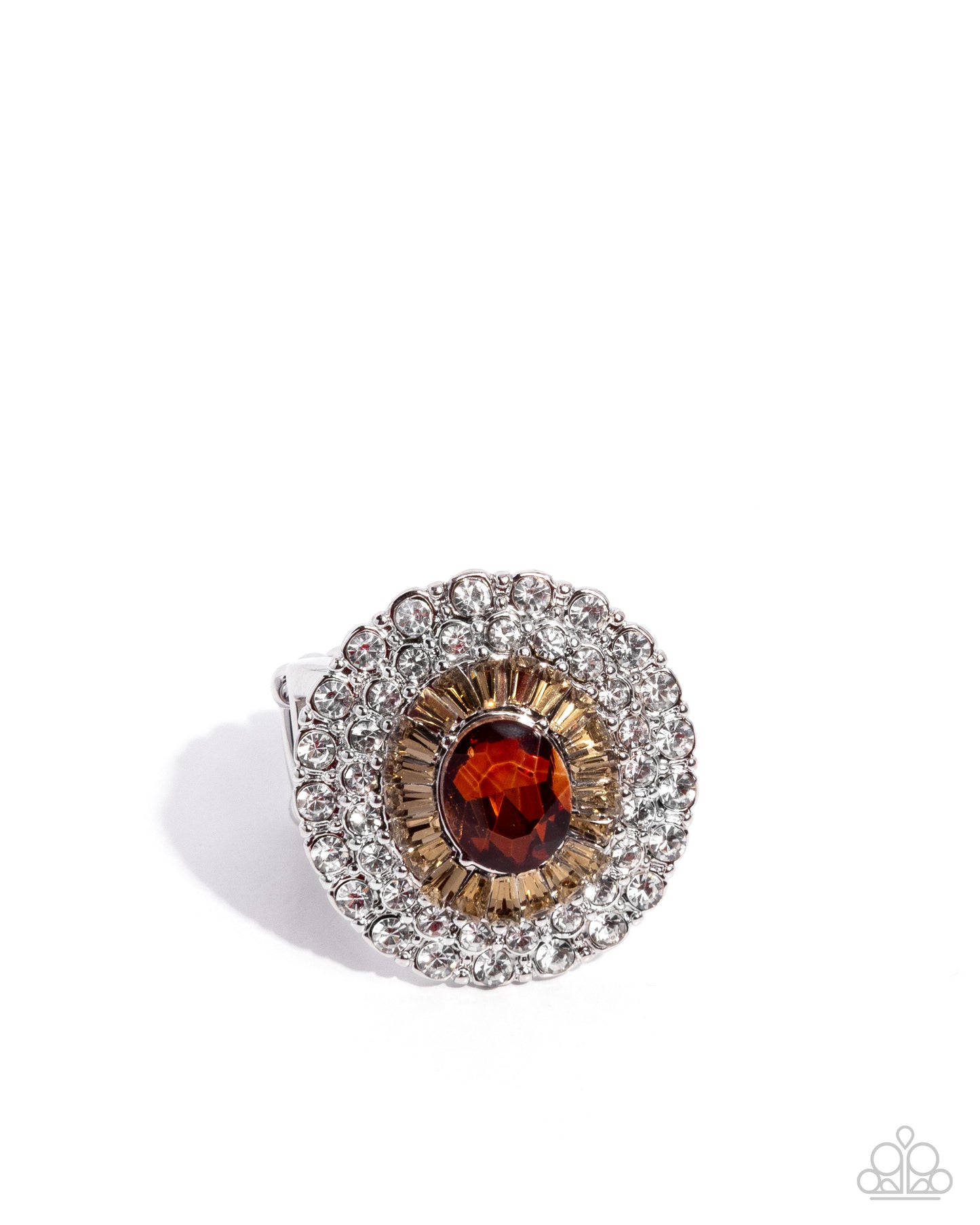 Oval Opening - brown - Paparazzi ring