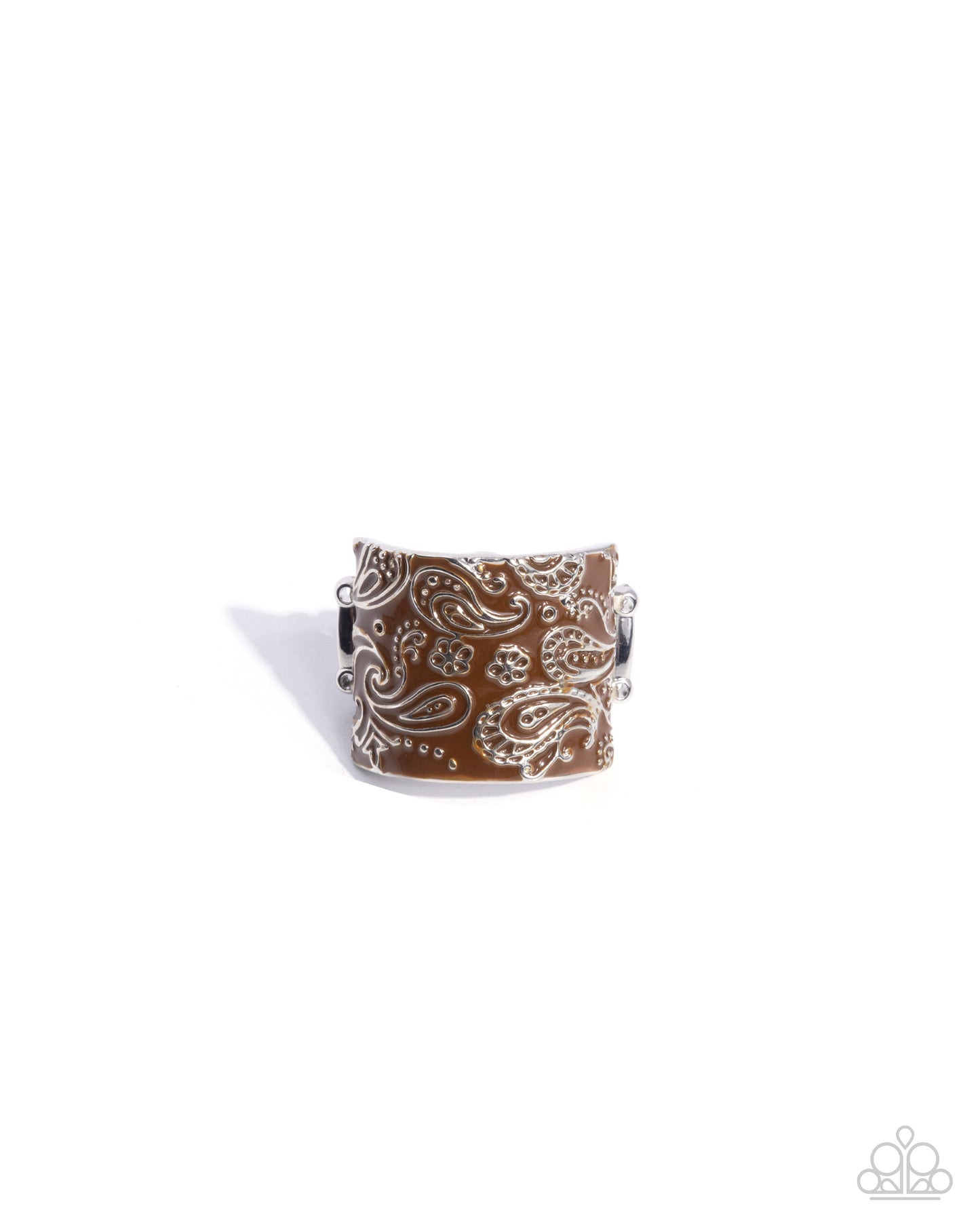 PAISLEY Talk - brown - Paparazzi ring