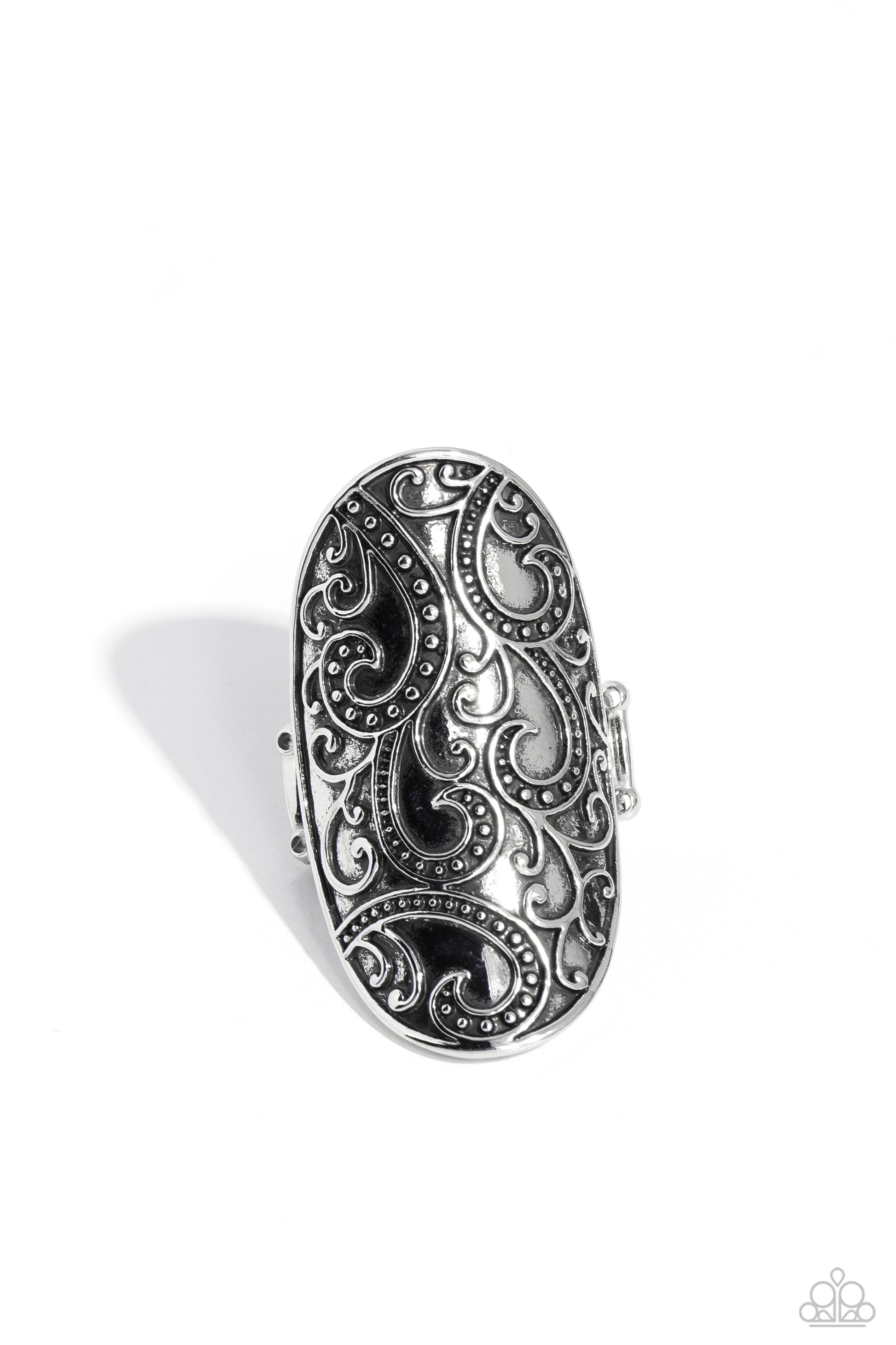 PAISLEY for You - silver - Paparazzi ring
