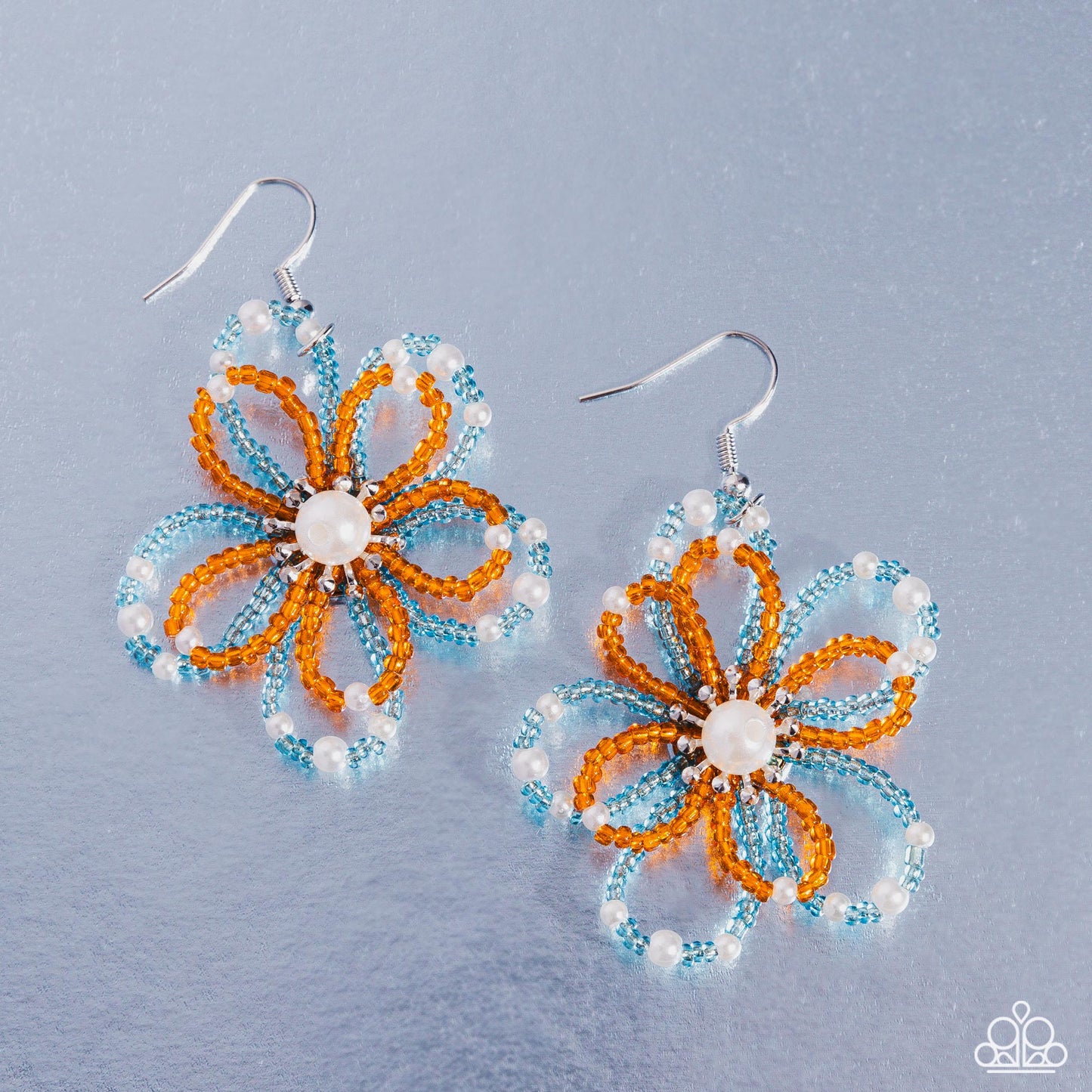 PEARL Crush - orange - Paparazzi earrings