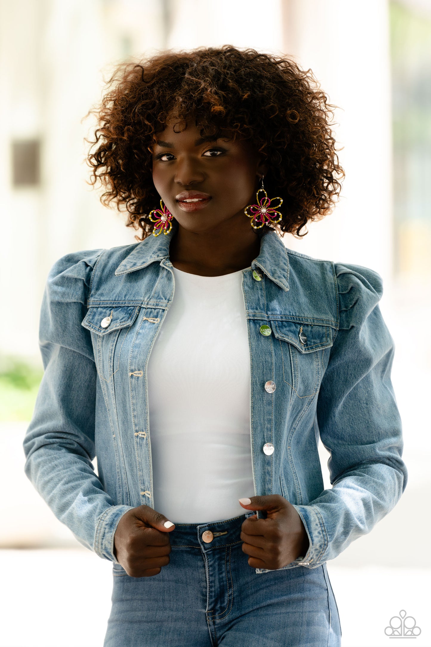 PEARL Crush - yellow - Paparazzi earrings