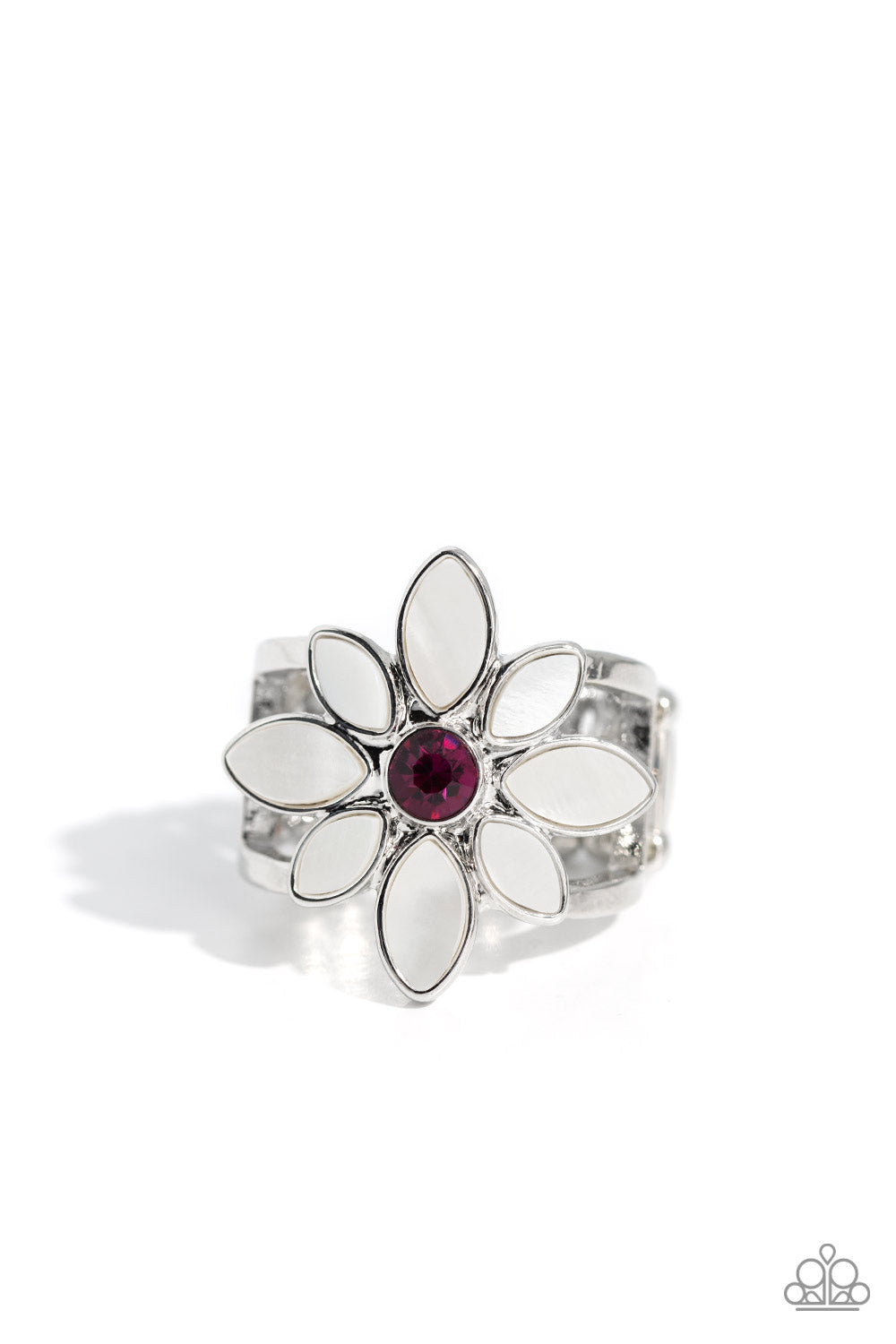 PETAL to the MEADOW - pink - Paparazzi ring