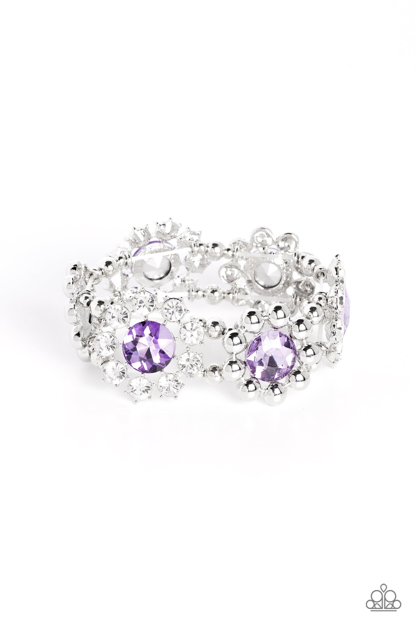 Pact of Petals - purple - Paparazzi bracelet