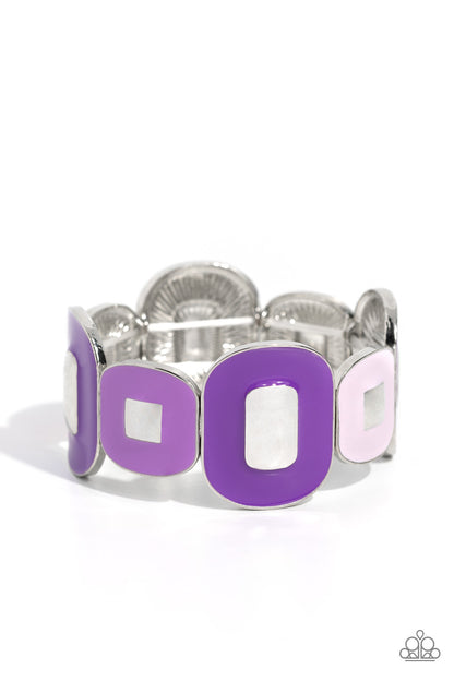 Painted Pairing - purple - Paparazzi bracelet