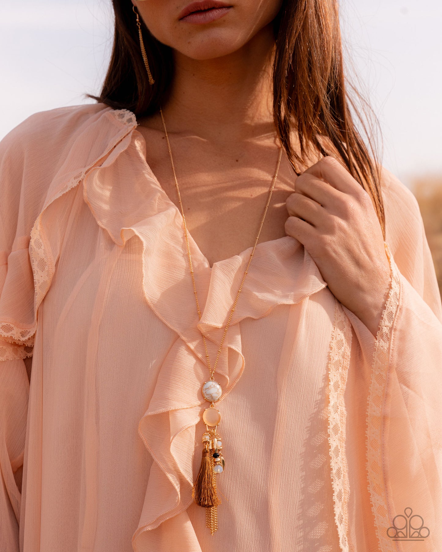 Pampered Panache - gold - Paparazzi necklace