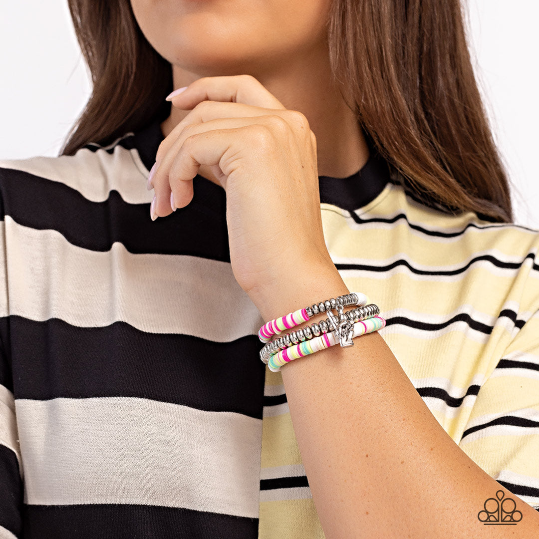 Peaceful Potential - white - Paparazzi bracelet