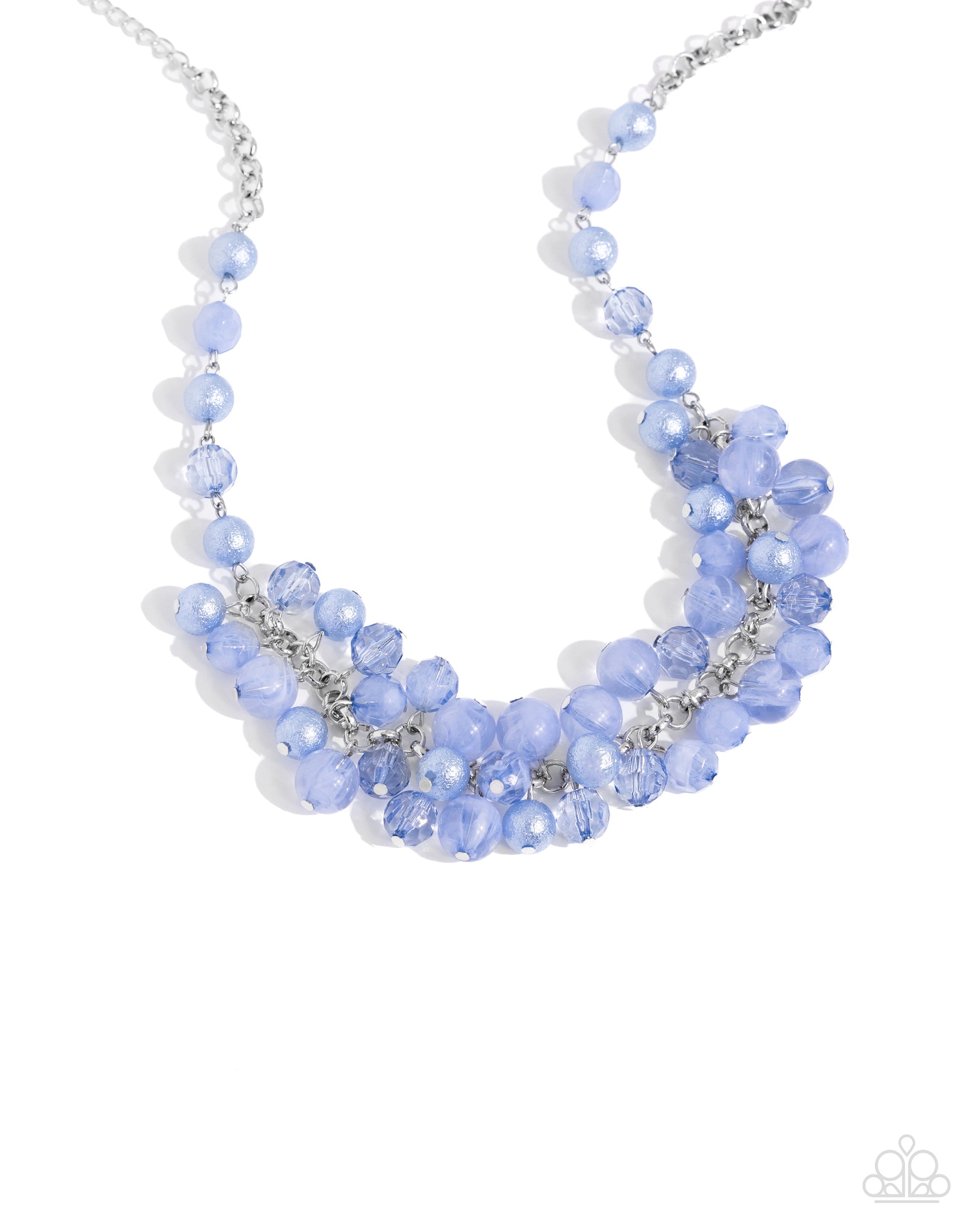 Pearl Pandora - blue - Paparazzi necklace