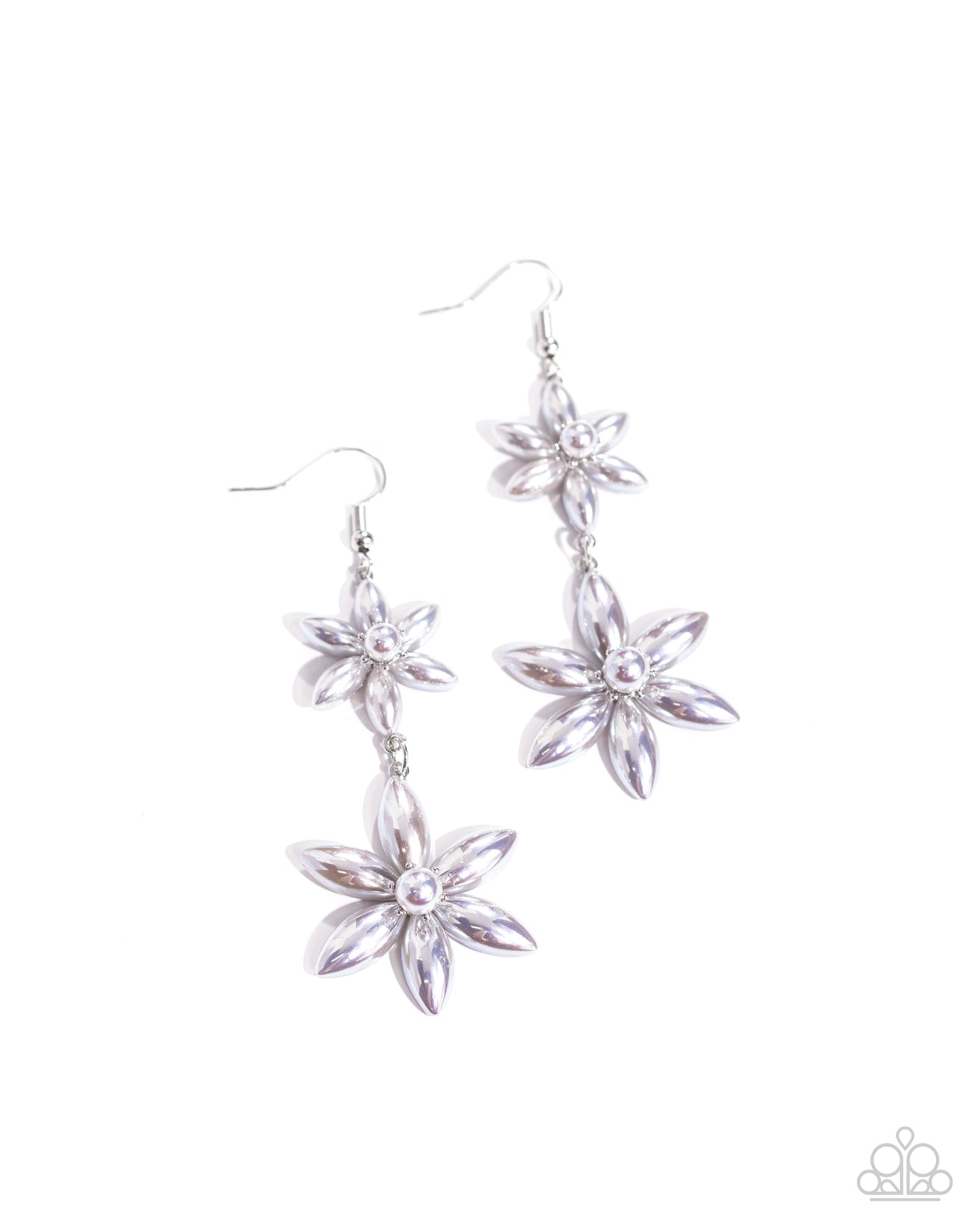 Pearl Posy - silver - Paparazzi earrings